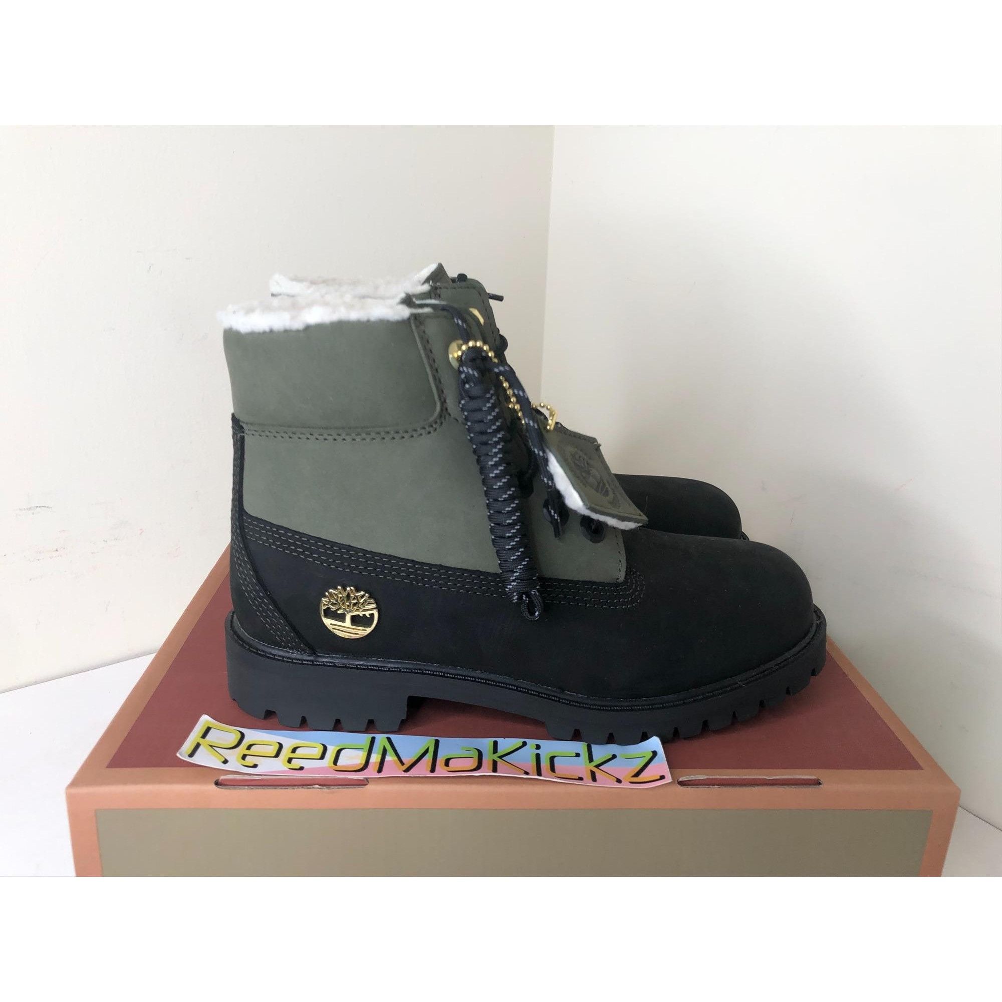 Timberland Timberland Boots Shearling Green GS 5.5Y Size US 5.5 / EU 38 - 2 Thumbnail