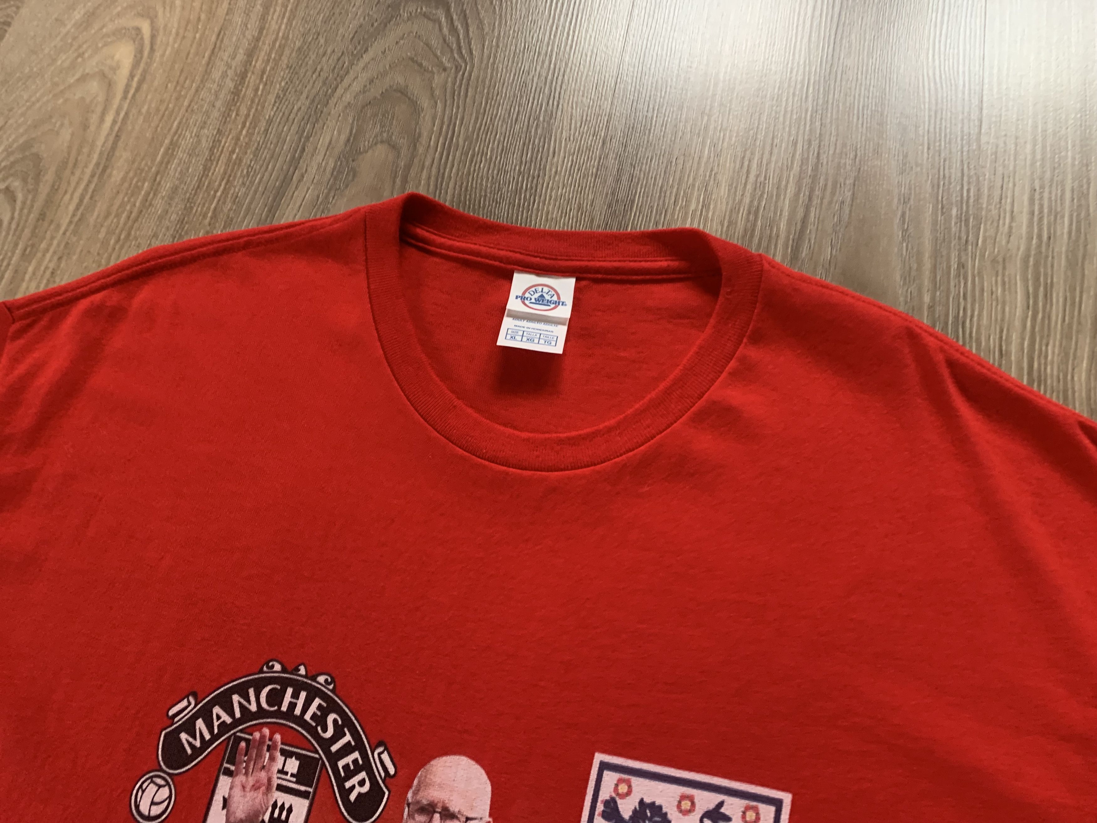 Delta Vintage Manchester United Sir Bobby Charlton T Shirt Size US XL / EU 56 / 4 - 5 Thumbnail