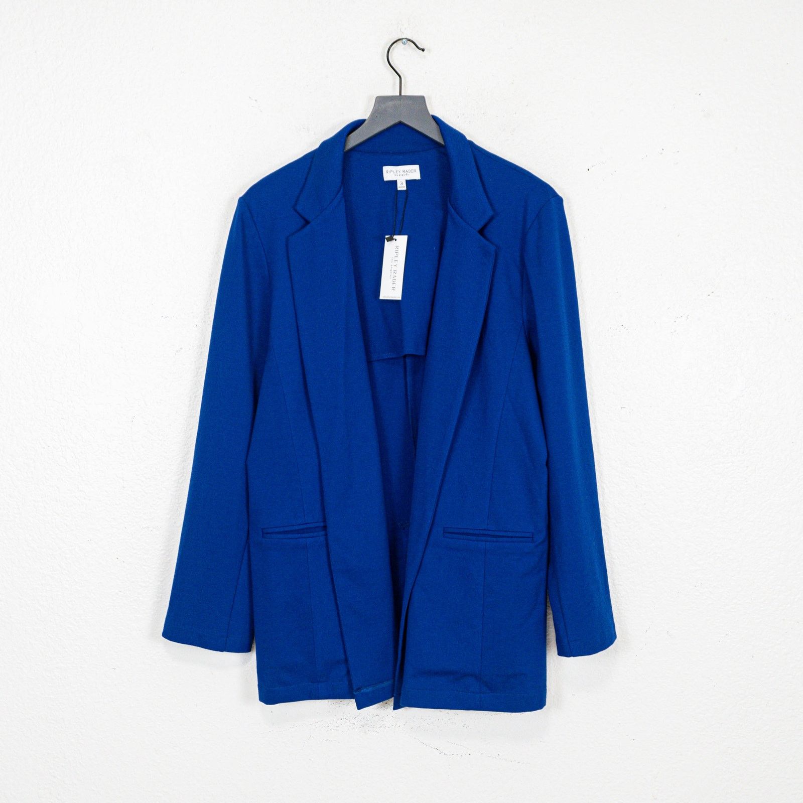 Other RIPLEY RADER Cobalt Ponte Knit Oversized Blazer Jacket 3(M) Size M / US 6-8 / IT 42-44 - 2 Thumbnail