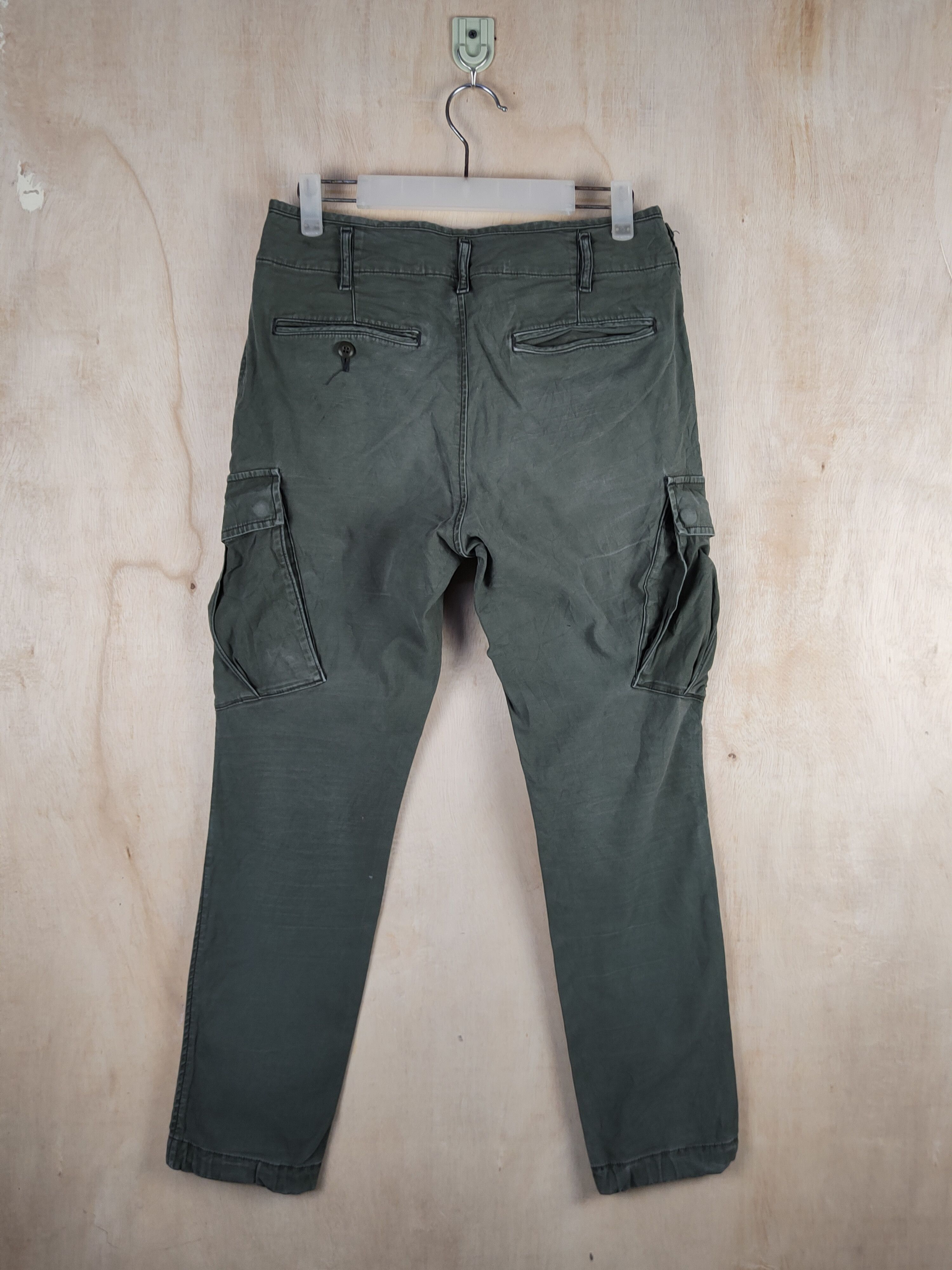ONES STROKE Ones Stroke Green Multipocket Tactical Cargo Pants #S2407 Size US 28 / EU 44 - 7 Thumbnail
