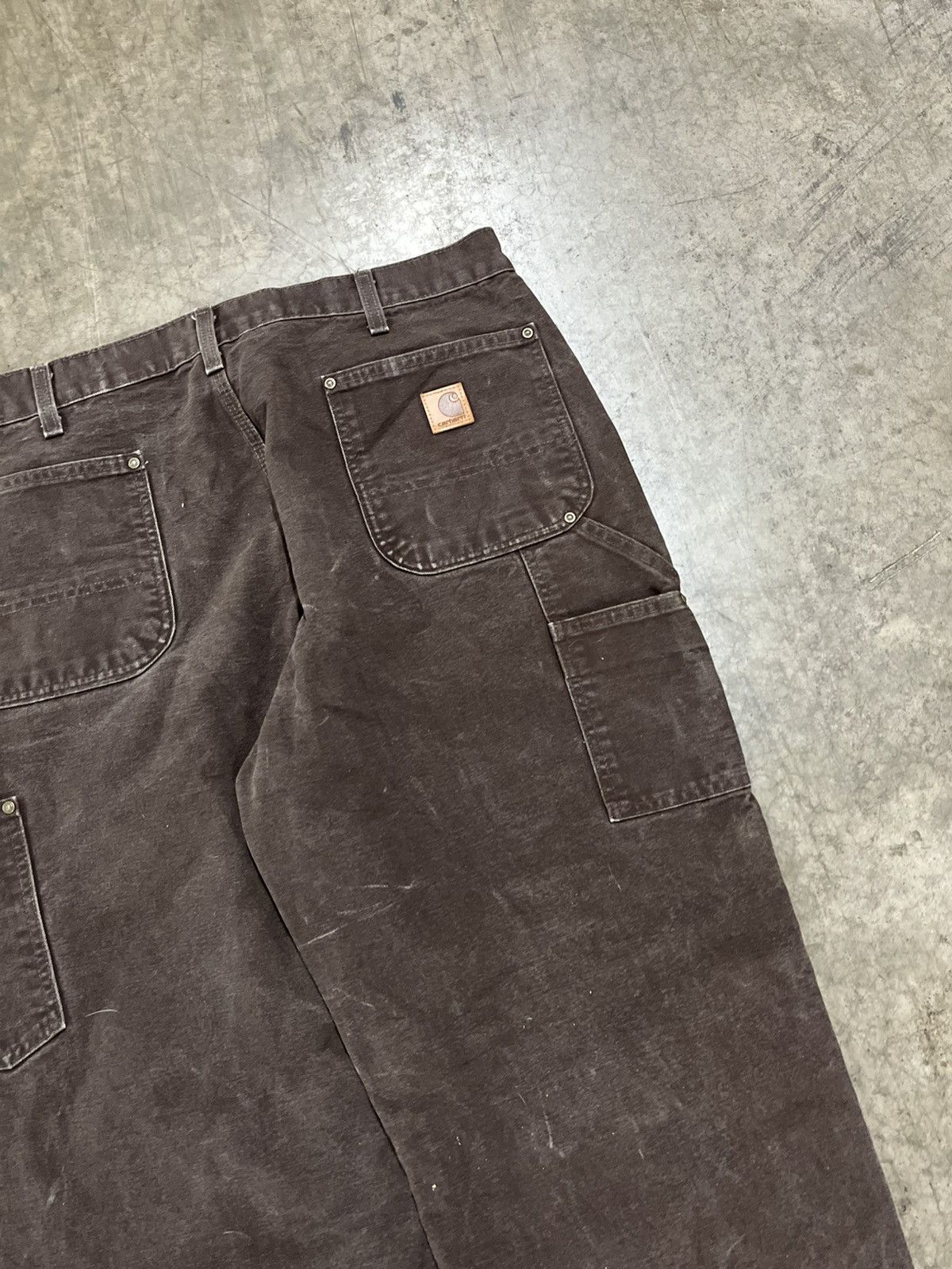 Carhartt Carhartt double knees mocha brown streetwear hype rare baggy Size US 36 / EU 52 - 7 Thumbnail