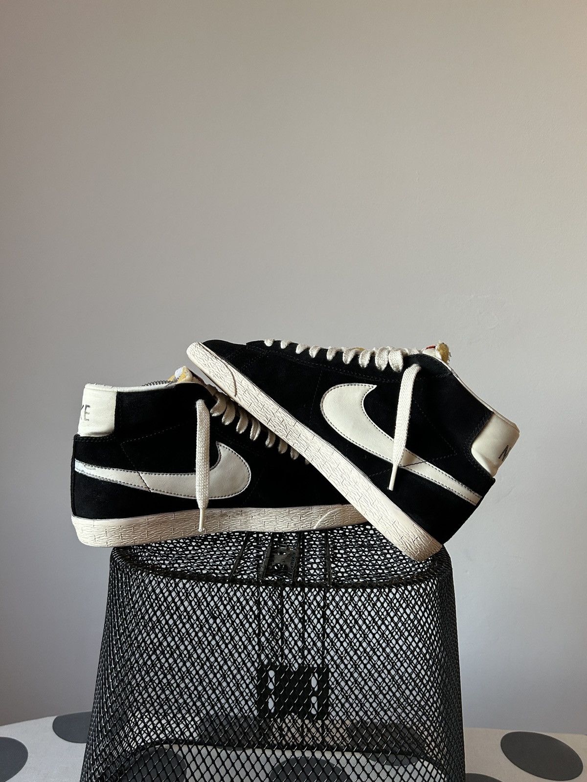 Nike × Vintage 🔥VINTAGE NIKE BLAZER HIGH BLACK 00s🔥 Size US 6 / IT 36 - 4 Thumbnail