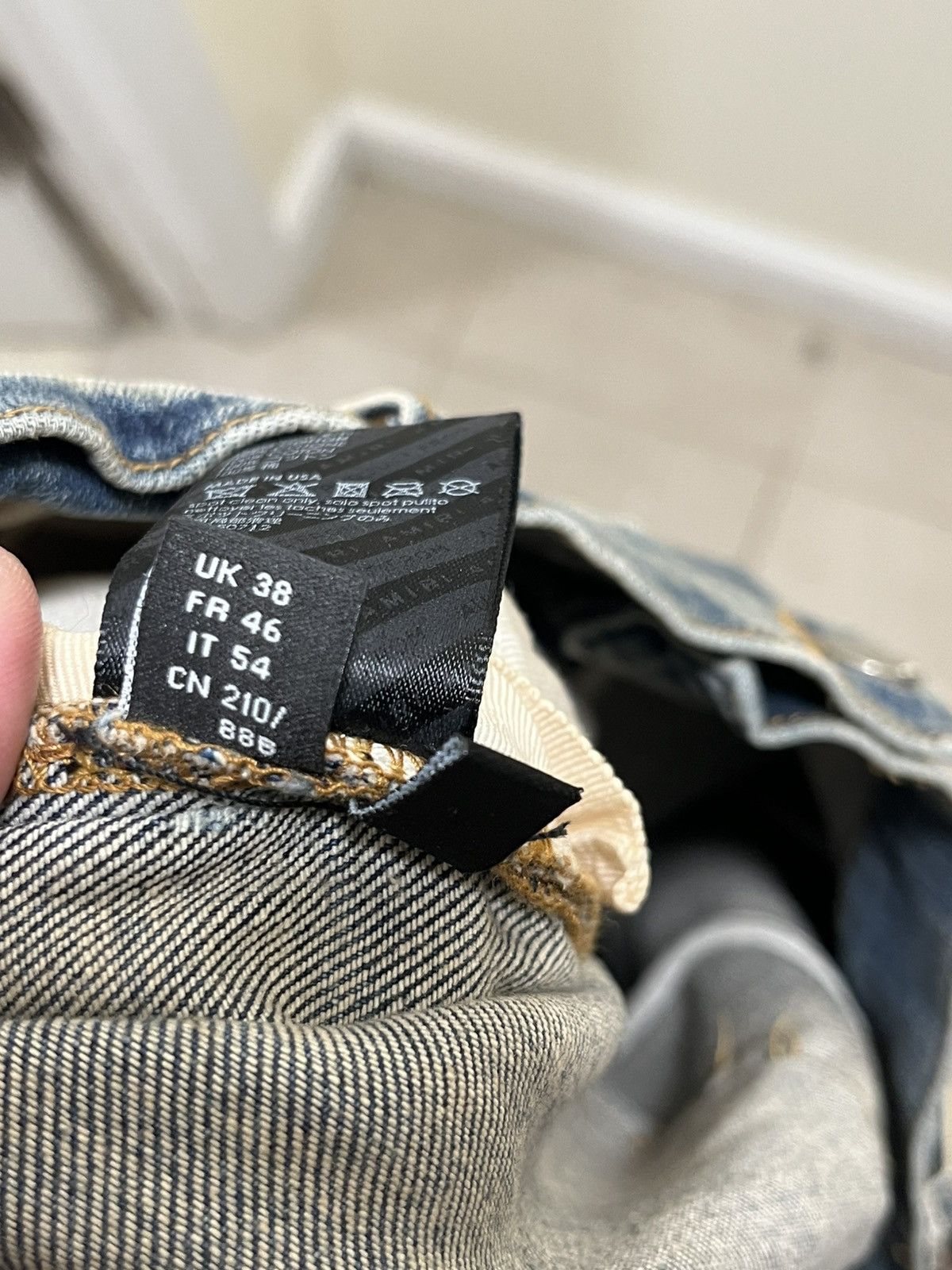Amiri Amiri Core Logo Jean Sz 38 Size US 38 / EU 54 - 19 Thumbnail