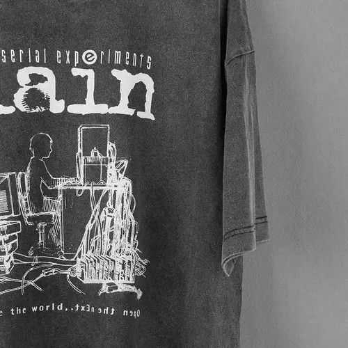 Japanese Brand Serial Experiments Lain T-Shirt Size US L / EU 52-54 / 3 - 2 Thumbnail