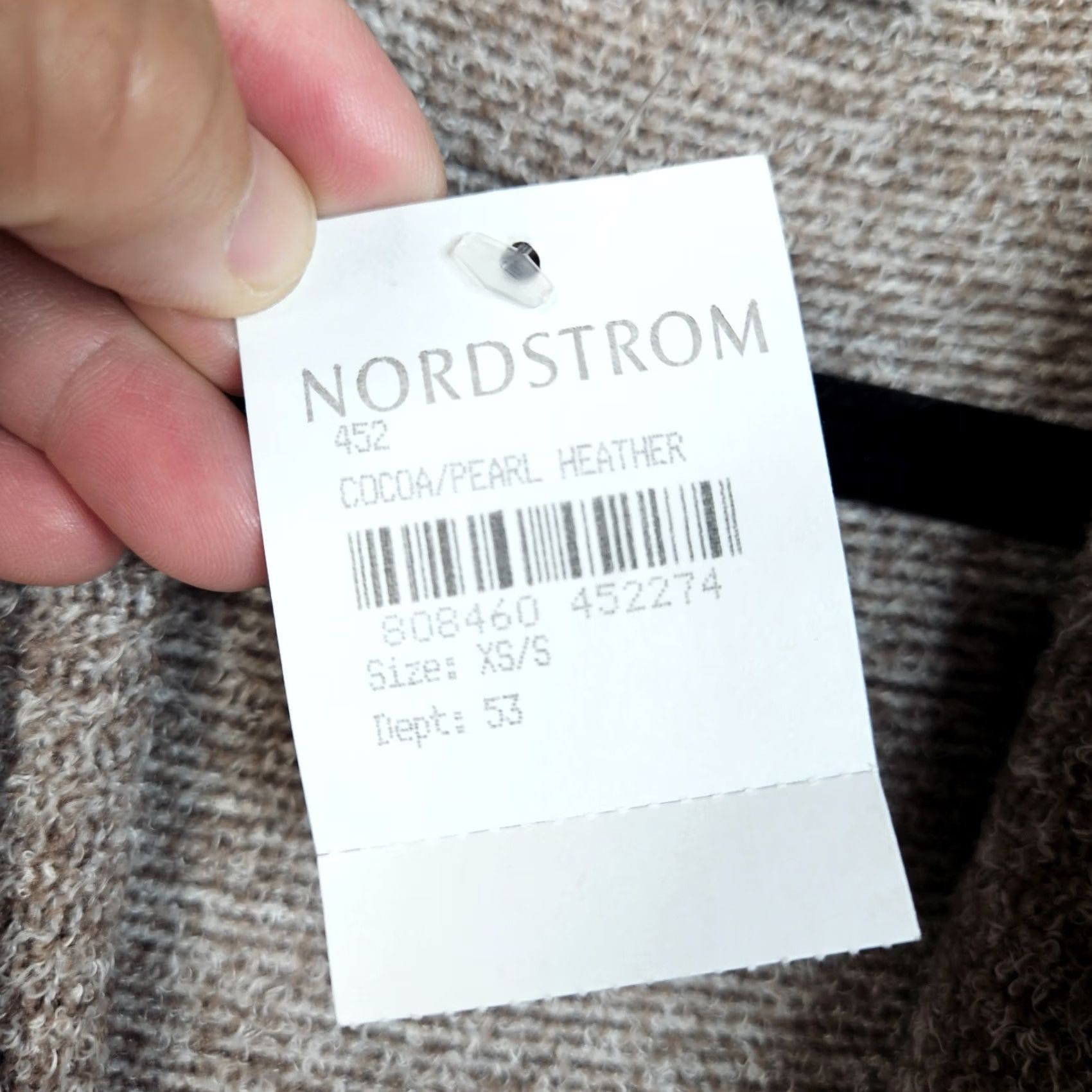 Vintage BAREFOOT DREAMS Cardigan XS Women Open Front Knit Nylon Rayon Beige Cocoa Pearl Heather Casual Travel Modern Size XS / US 0-2 / IT 36-38 - 7 Thumbnail