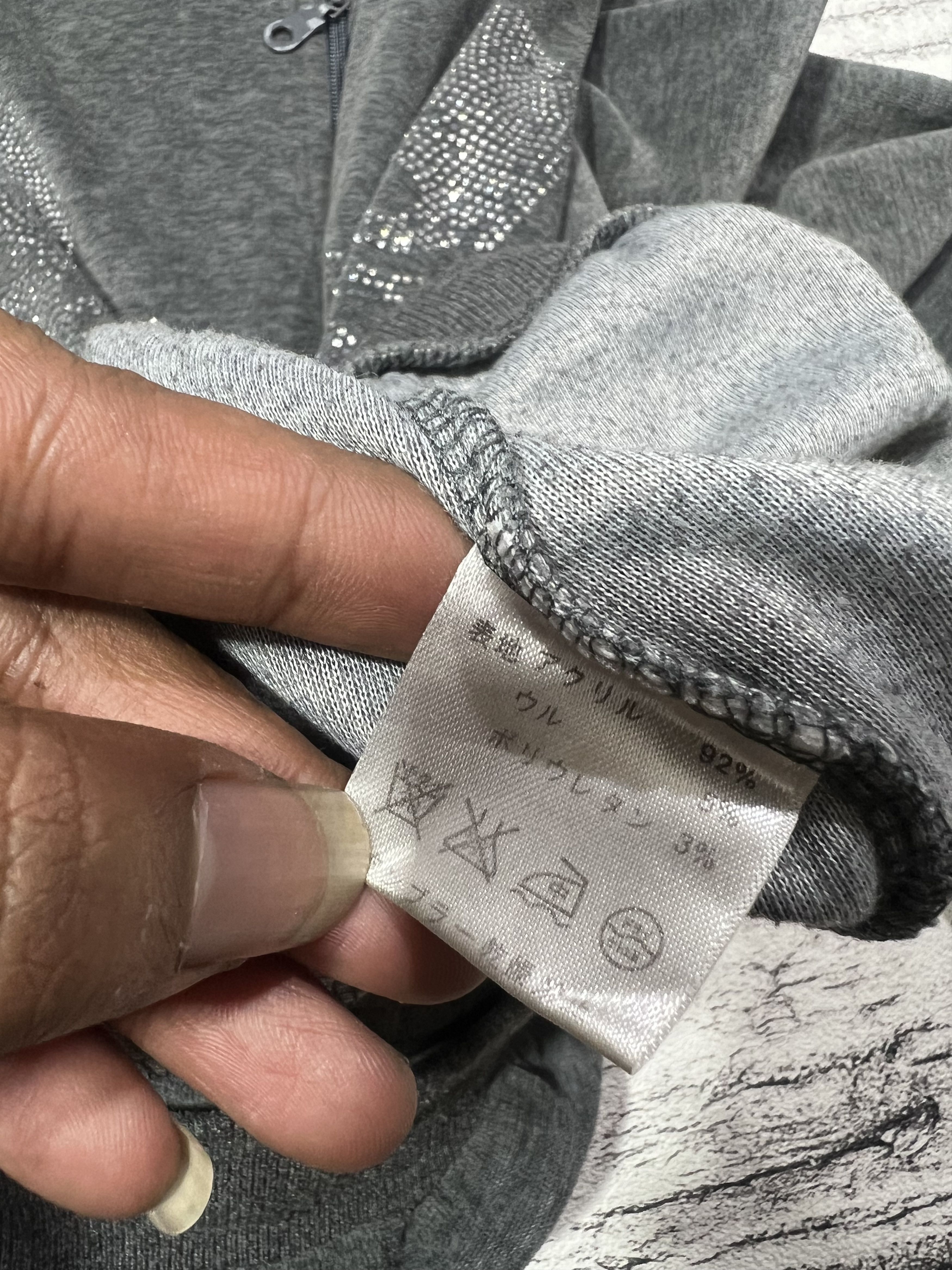 Japanese Brand 2000s Mastermind Japan Skull Swarovski Velvet y2k Lgb Ifsix Size US M / EU 48-50 / 2 - 6 Thumbnail