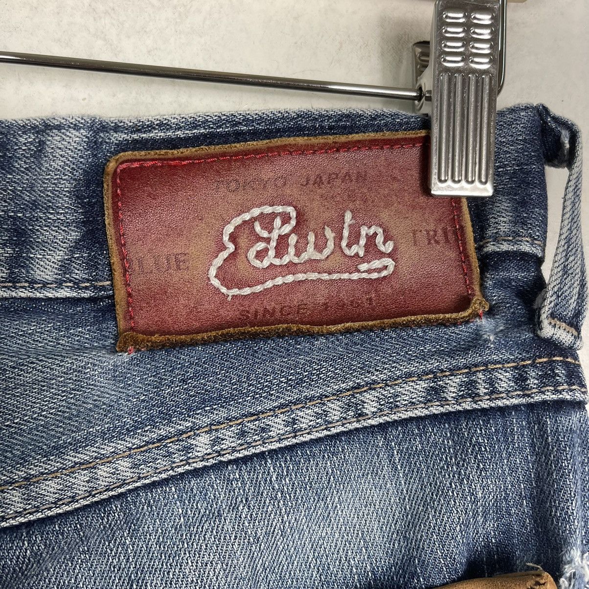 Edwin RIOT🔥30x30 Edwin Blue Trip Flare Denim Nice Colour Size US 30 / EU 46 - 14 Thumbnail