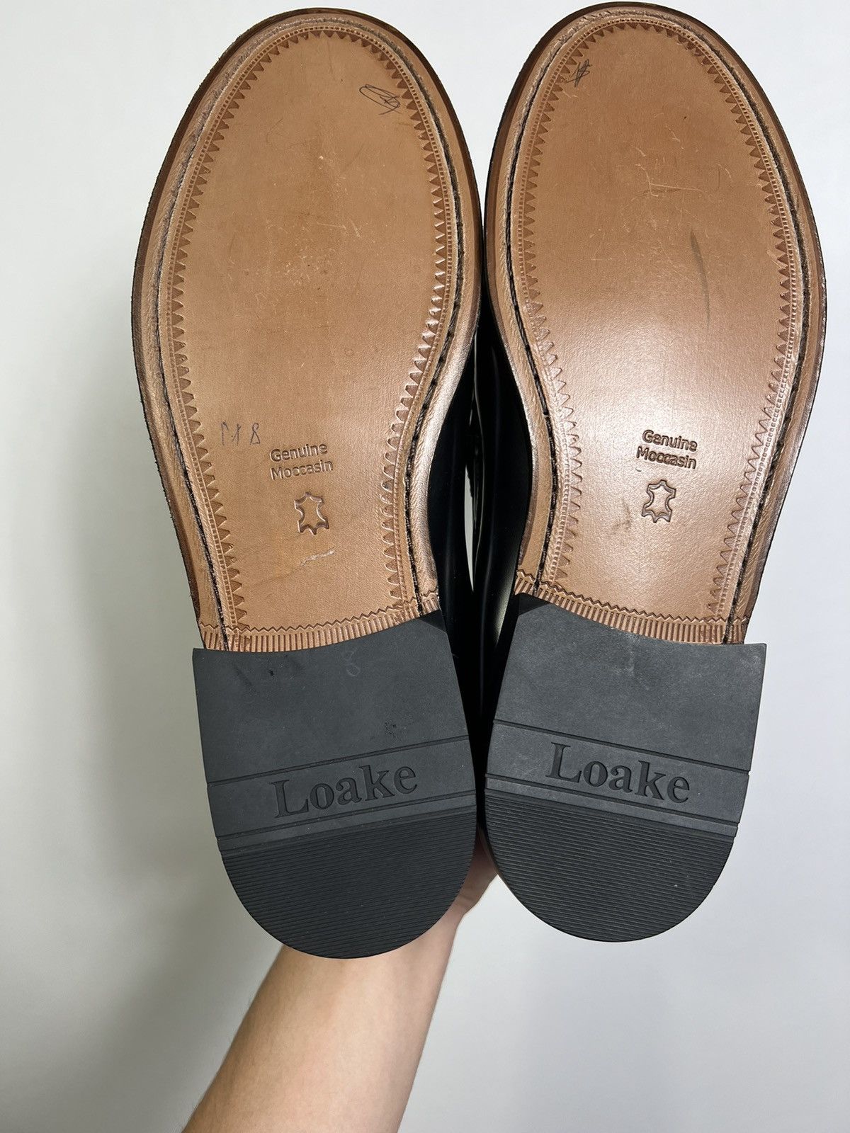Church's Loake Leather Kiltie Georgetown Loafers Hand Made England Size US 8.5 / EU 41-42 - 8 Thumbnail
