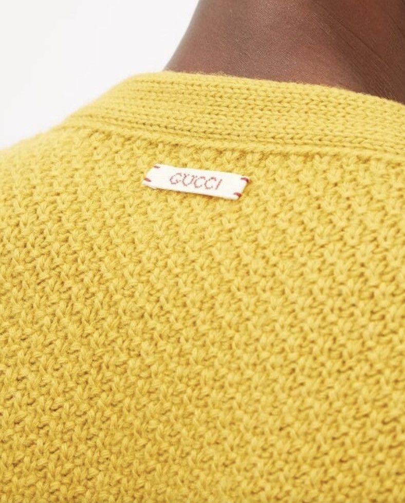 Gucci Gucci New Kable Knit yellow-mustard wool jumper, size M Size US M / EU 48-50 / 2 - 7 Thumbnail