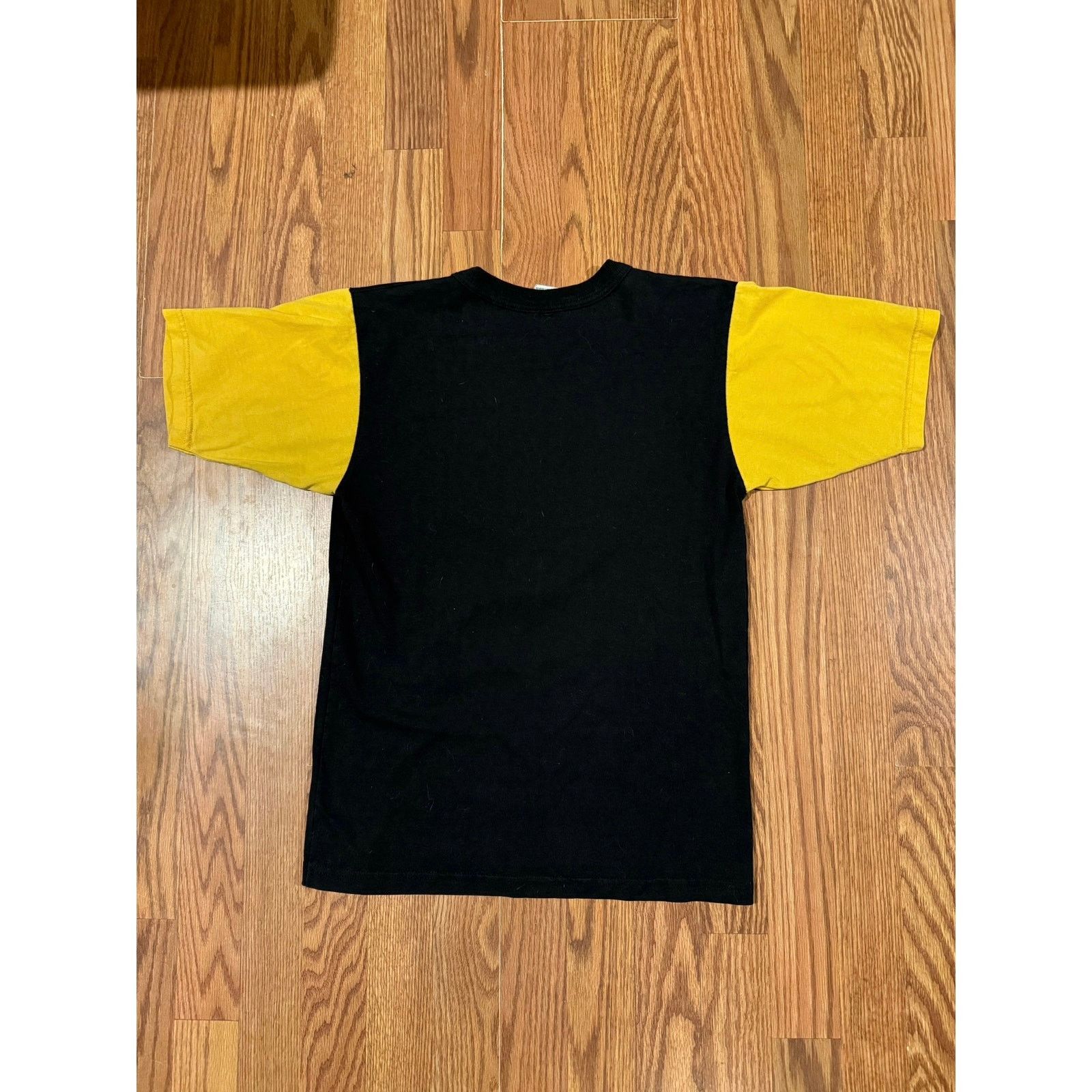 WCW/nWo True Vintage 90s Goldberg Jackhammer w/ yellow Sleeves Size US XS / EU 42 / 0 - 3 Thumbnail