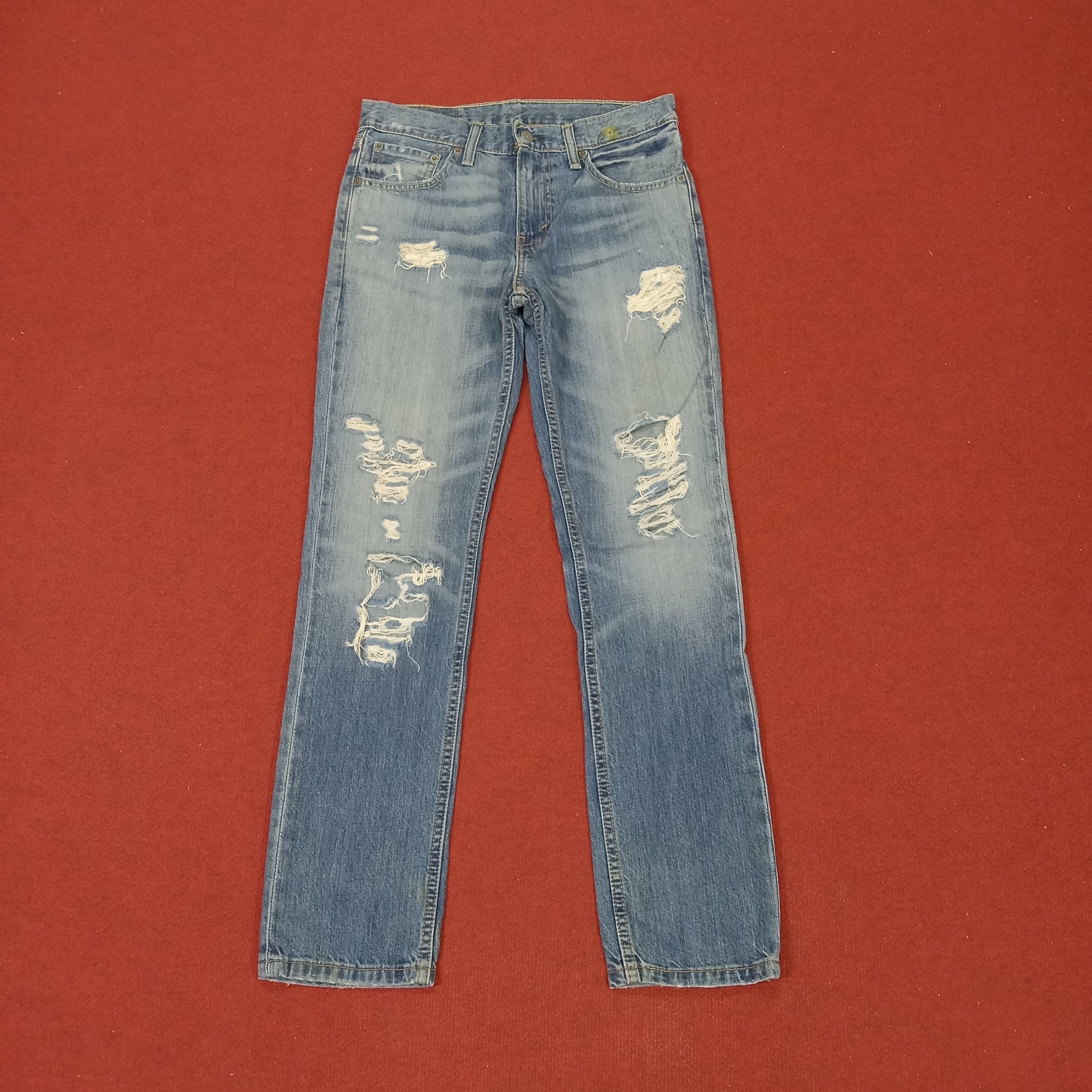 Levi's × Vintage Levis Streetwear Rock Punk Style Distressed Jeans Size US 29 - 1 Thumbnail