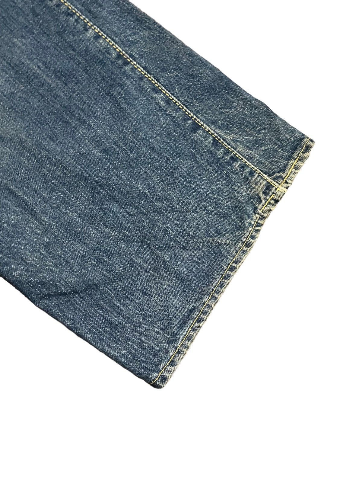 Vintage 60s Bell bottom Flared Bootcut Bigstone V Stitch VTG Jeans Size US 27 - 9 Thumbnail