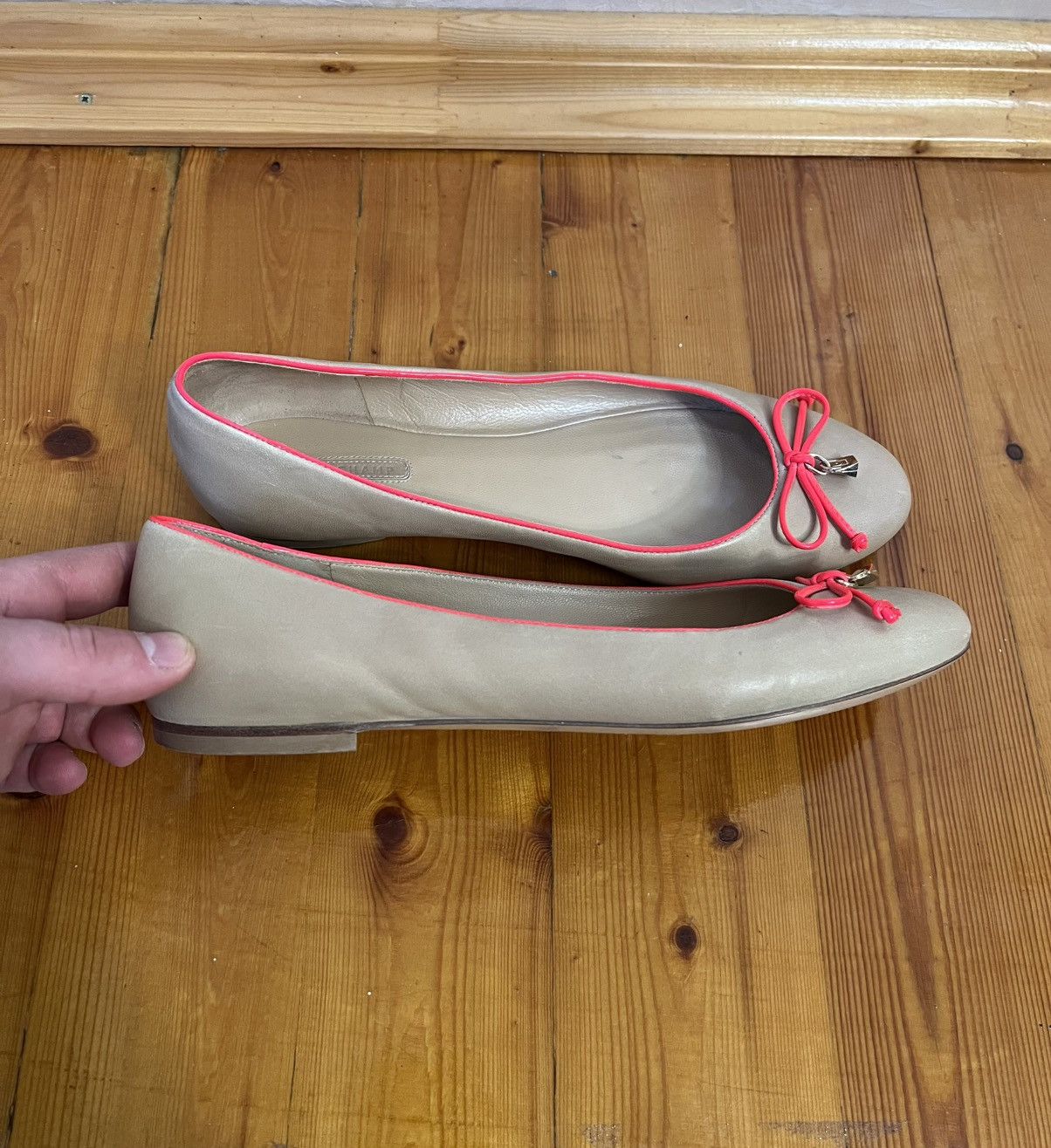Longchamp Longchamp Ballet Woman Beige Size US 11 / IT 41 - 6 Thumbnail