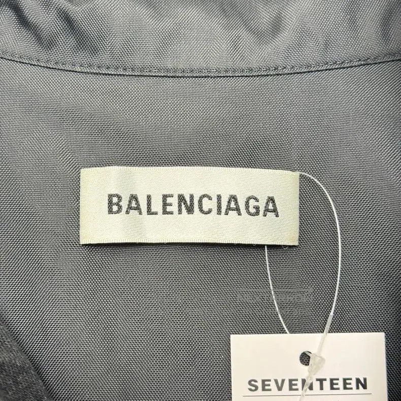 Balenciaga Balenciaga size 34 Black Patchwork Denim Zip Jacket Size L / US 10 / IT 46 - 4 Thumbnail