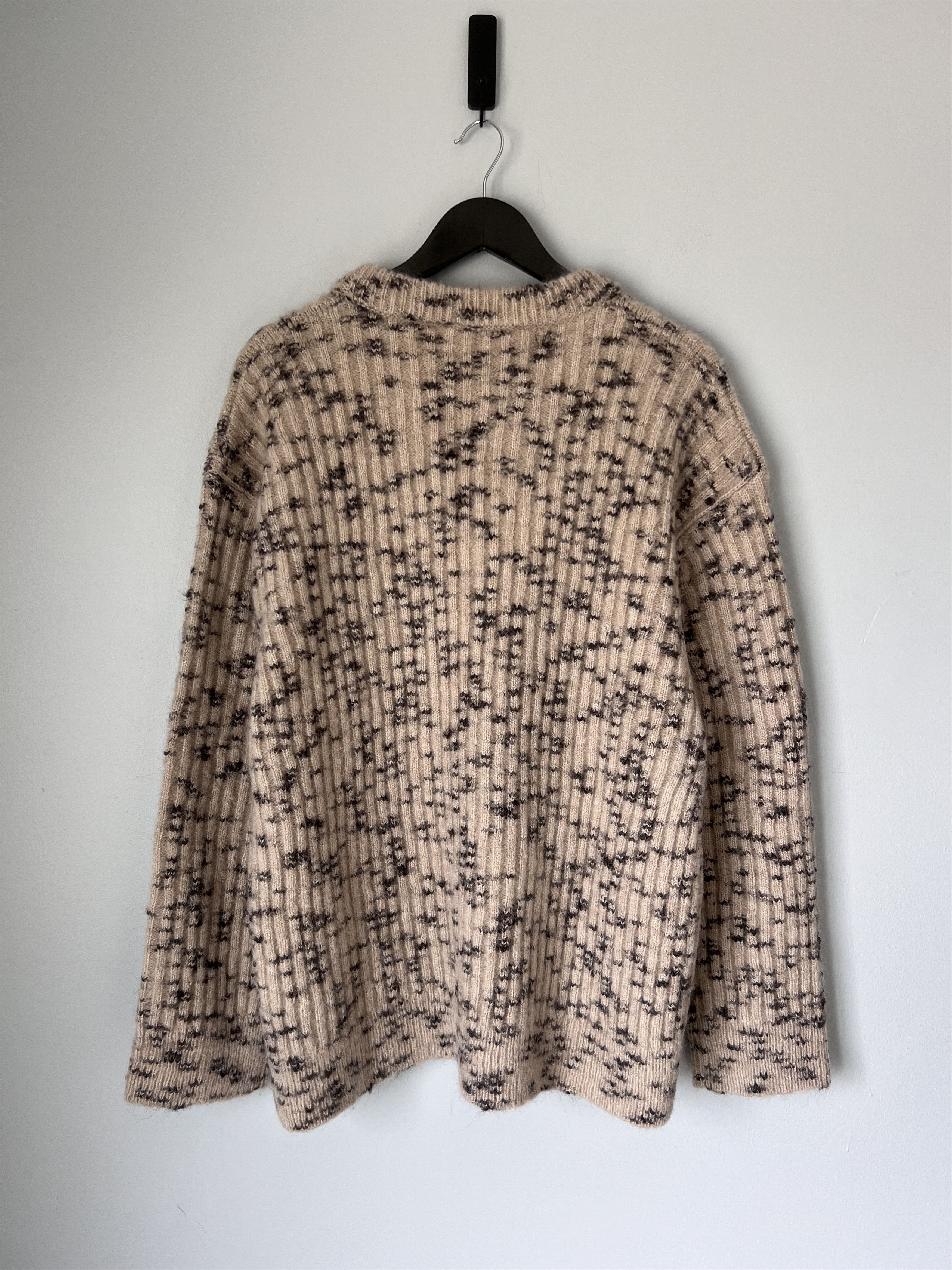 Raf Simons Raf Simons Mohair Ribbed Sweater in Beige Size US L / EU 52-54 / 3 - 6 Thumbnail