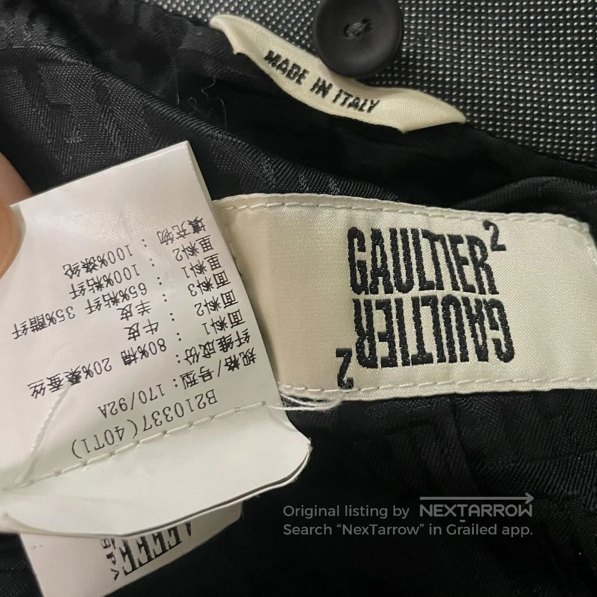 Jean Paul Gaultier Jean Paul Gaultier Double. Size US M / EU 48-50 / 2 - 7 Thumbnail