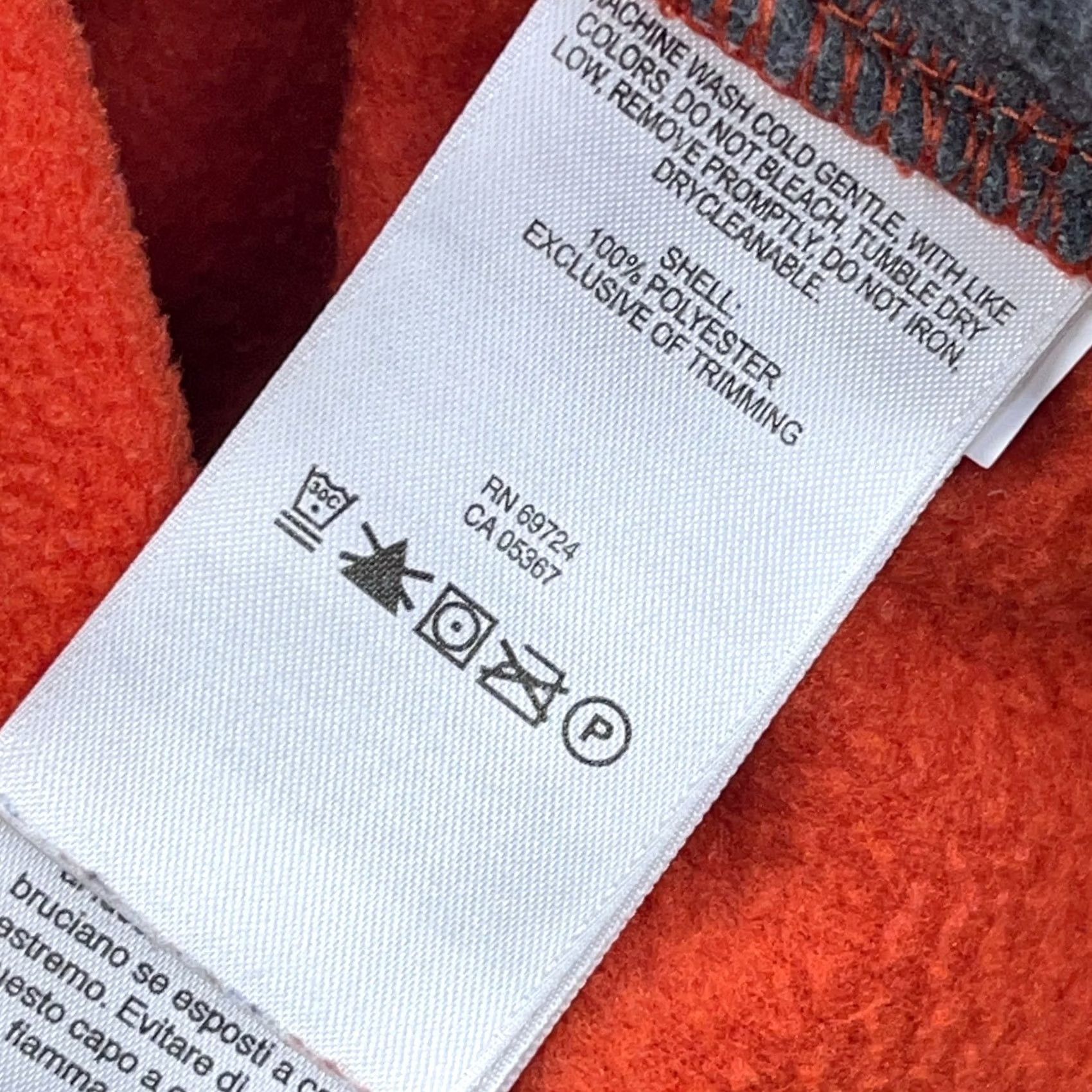 Vintage Columbia Vest Men L Orange Gray Fleece Full Zip Benton Springs Size US L / EU 52-54 / 3 - 3 Thumbnail