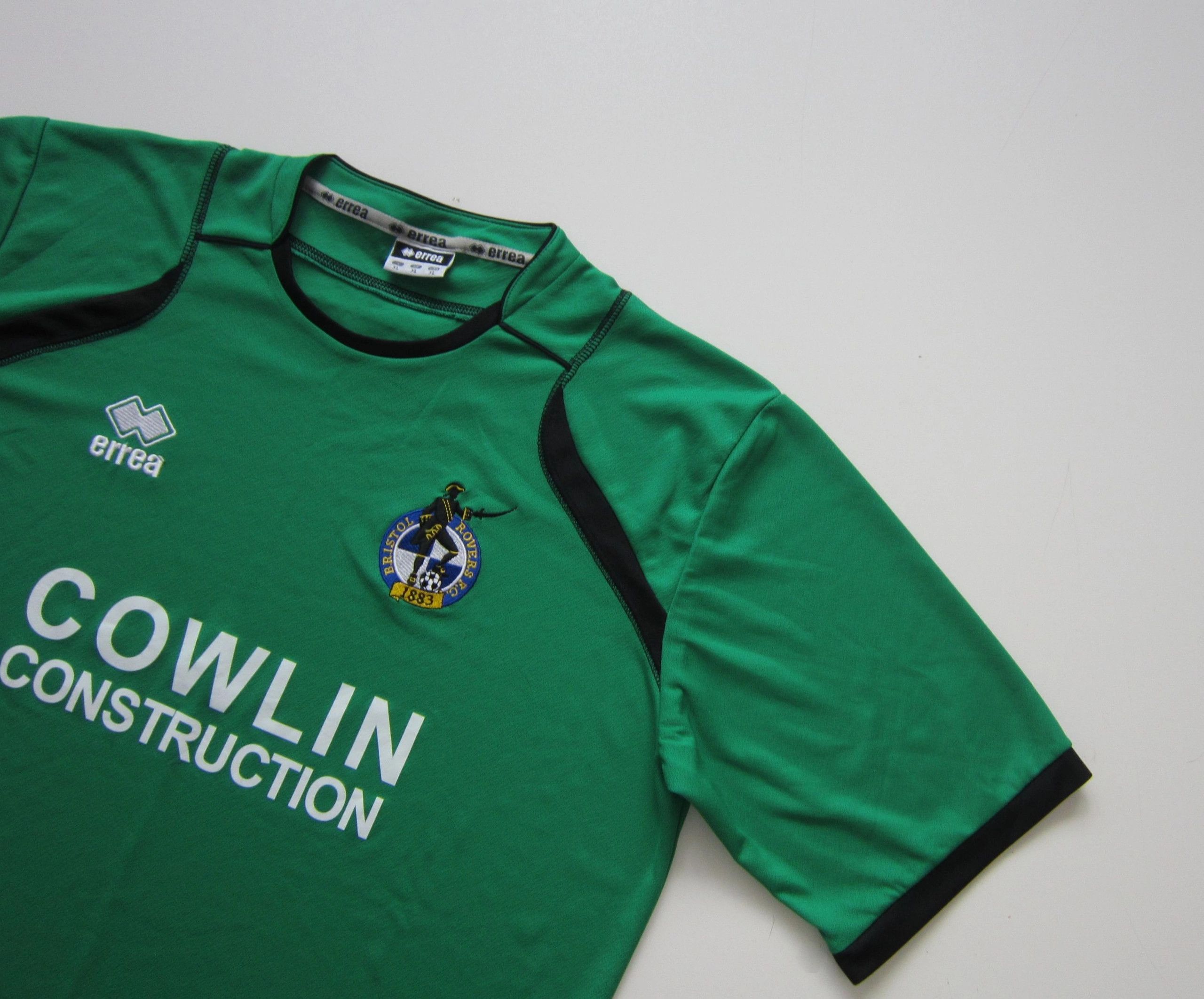 Errea Errea Bristol Rovers Soccer Shirt 2007-2008 Away Size US XL / EU 56 / 4 - 2 Thumbnail