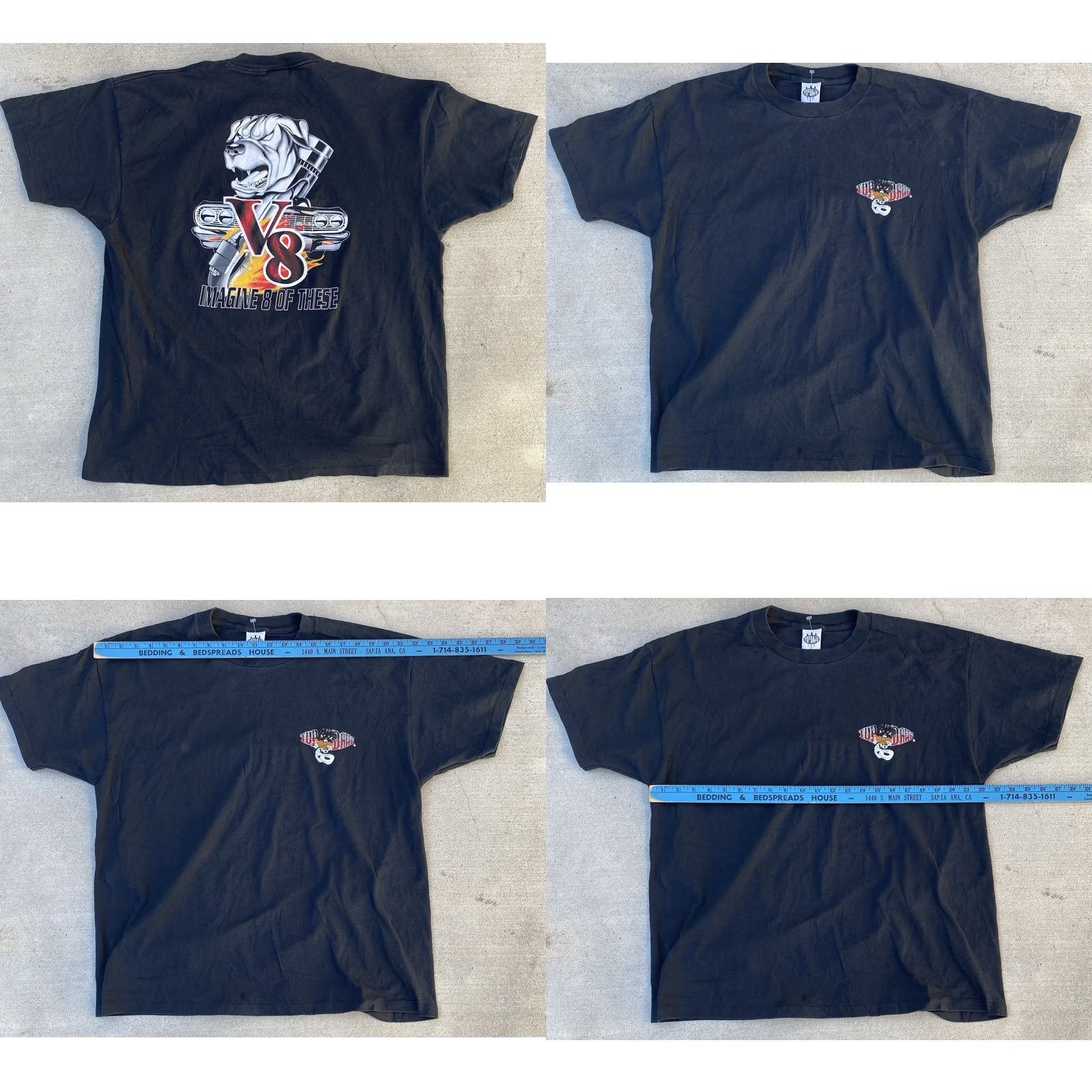 Vintage VINTAGE Top Dawg T-Shirt XL Black 90s Graphic Print Short Sleeve Mens Cotton Mid-to-Late 1990s Size US XL / EU 56 / 4 - 9 Thumbnail