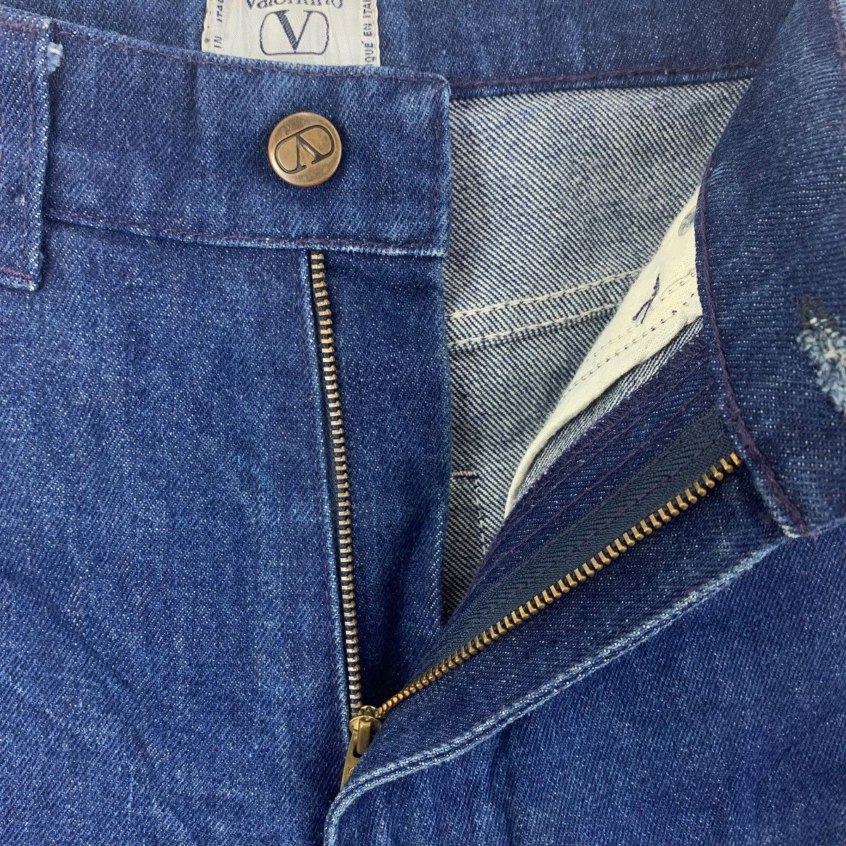 Valentino × Vintage Vintage VALENTINO jeans Size 30" / US 8 / IT 44 - 13 Thumbnail