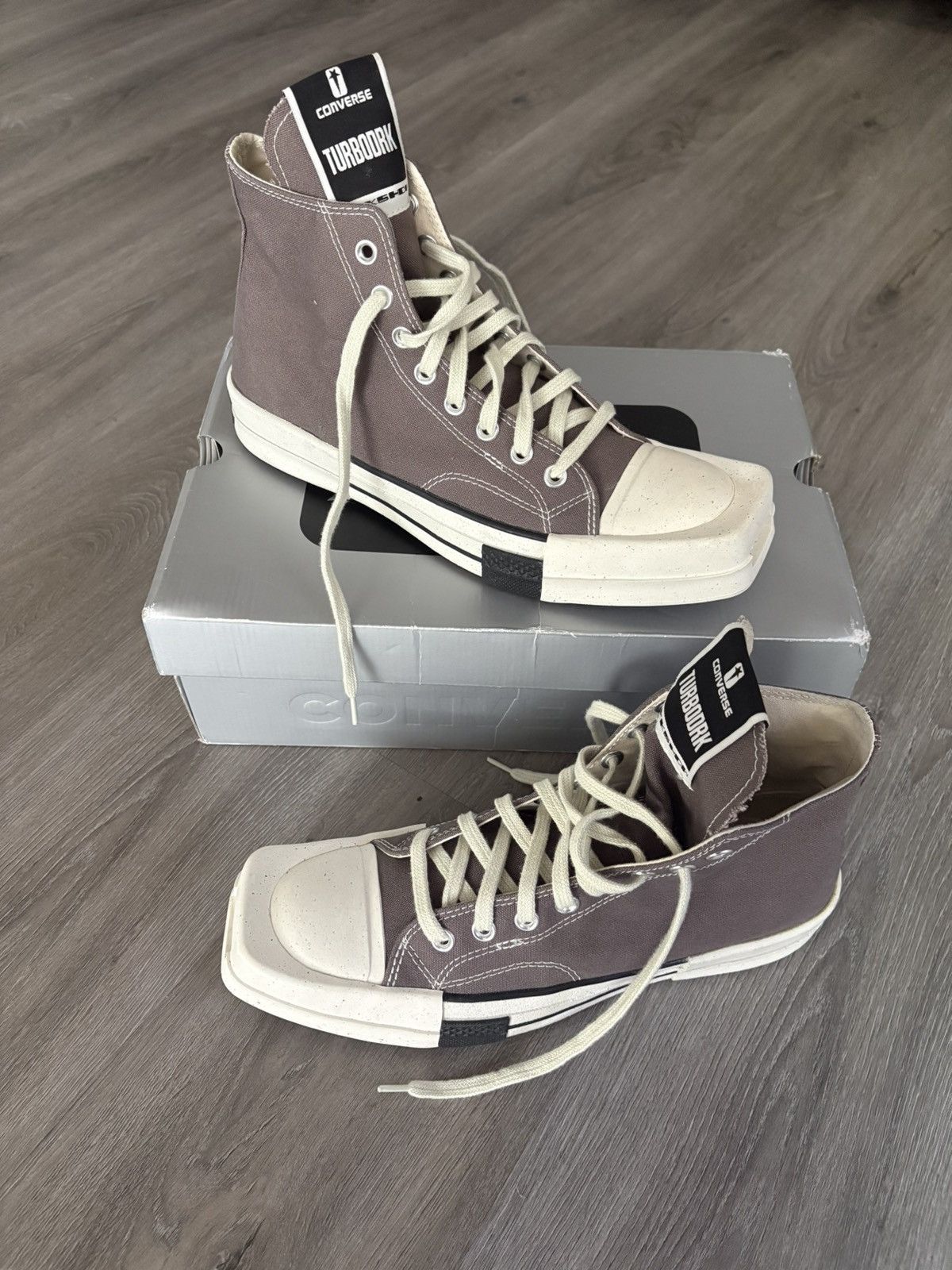 Converse × Rick Owens Drkshdw Converse X Rick Owens DRKSHDW Size US 8.5 / EU 41-42 - 1 Thumbnail