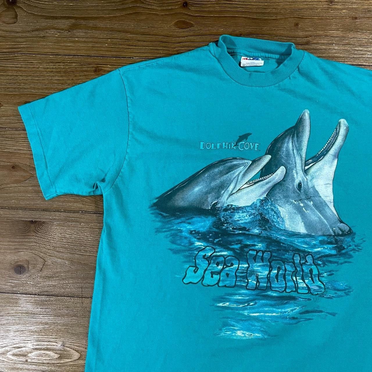 Hanes × Vintage Vintage 90’s Sea World Dolphin Cove T-Shirt Size US L / EU 52-54 / 3 - 2 Thumbnail