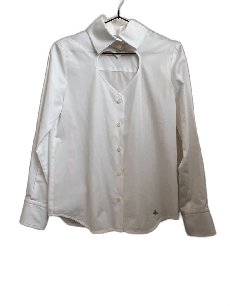 Vivienne Westwood Heart Cutout Shirt - dmc