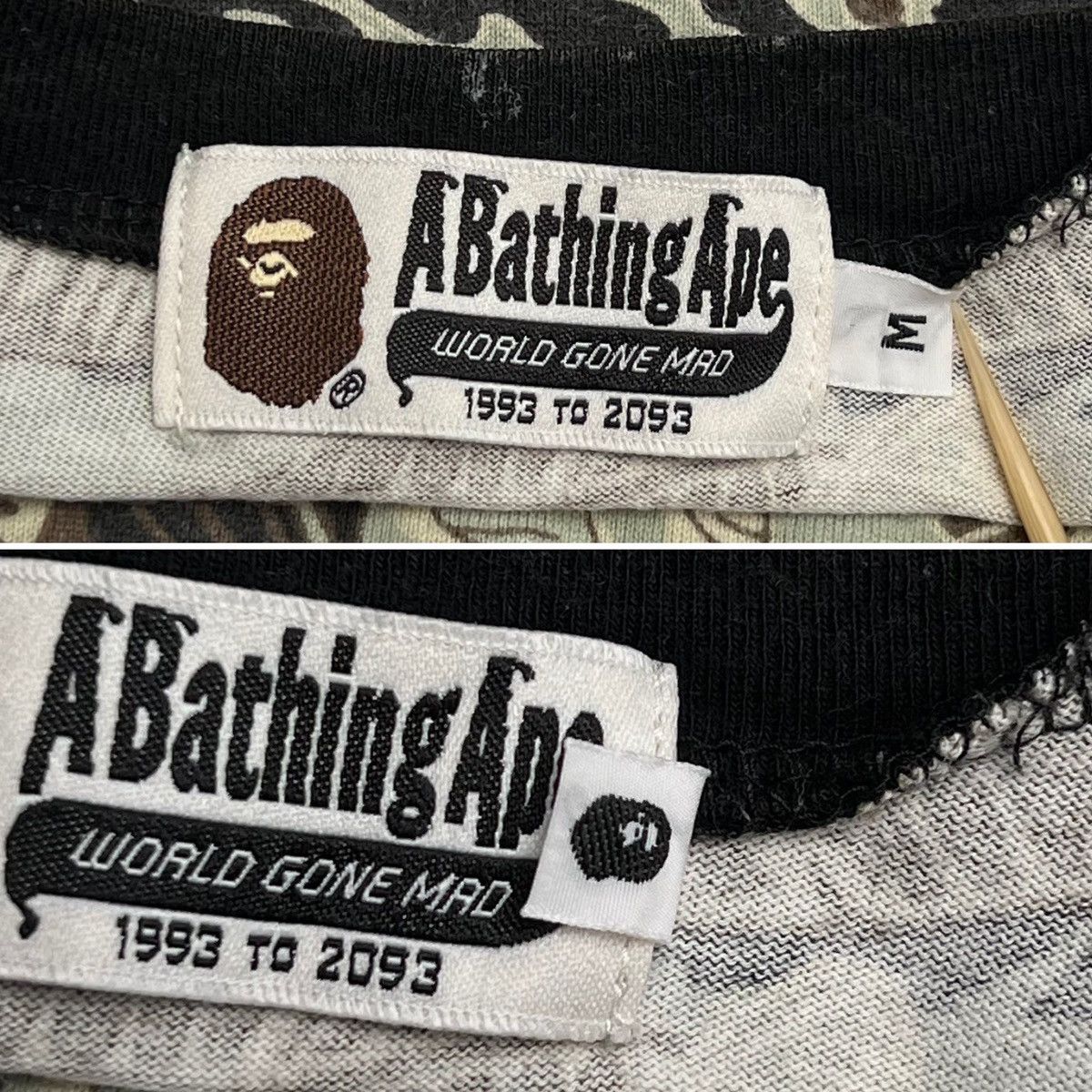 Bape A Bathing Ape Bape Brand Vintage T-Shirt Long sleeve Size US M / EU 48-50 / 2 - 7 Thumbnail