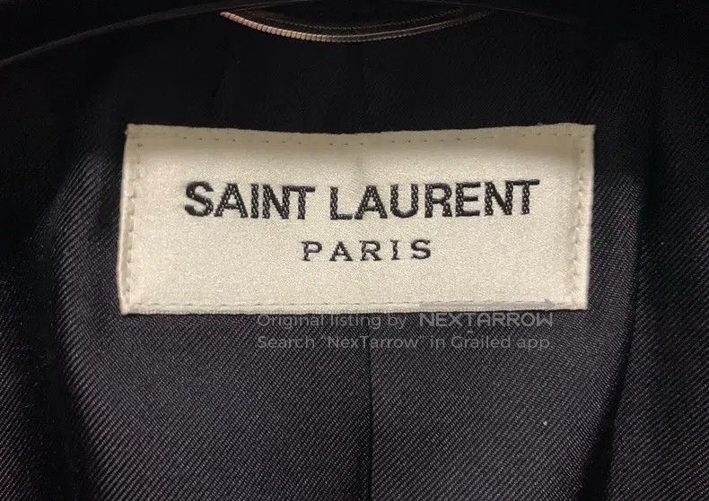 Saint Laurent Paris Saint Laurent Paris Original Red Leather Lapel Studs Suit Size US S / EU 44-46 / 1 - 3 Thumbnail