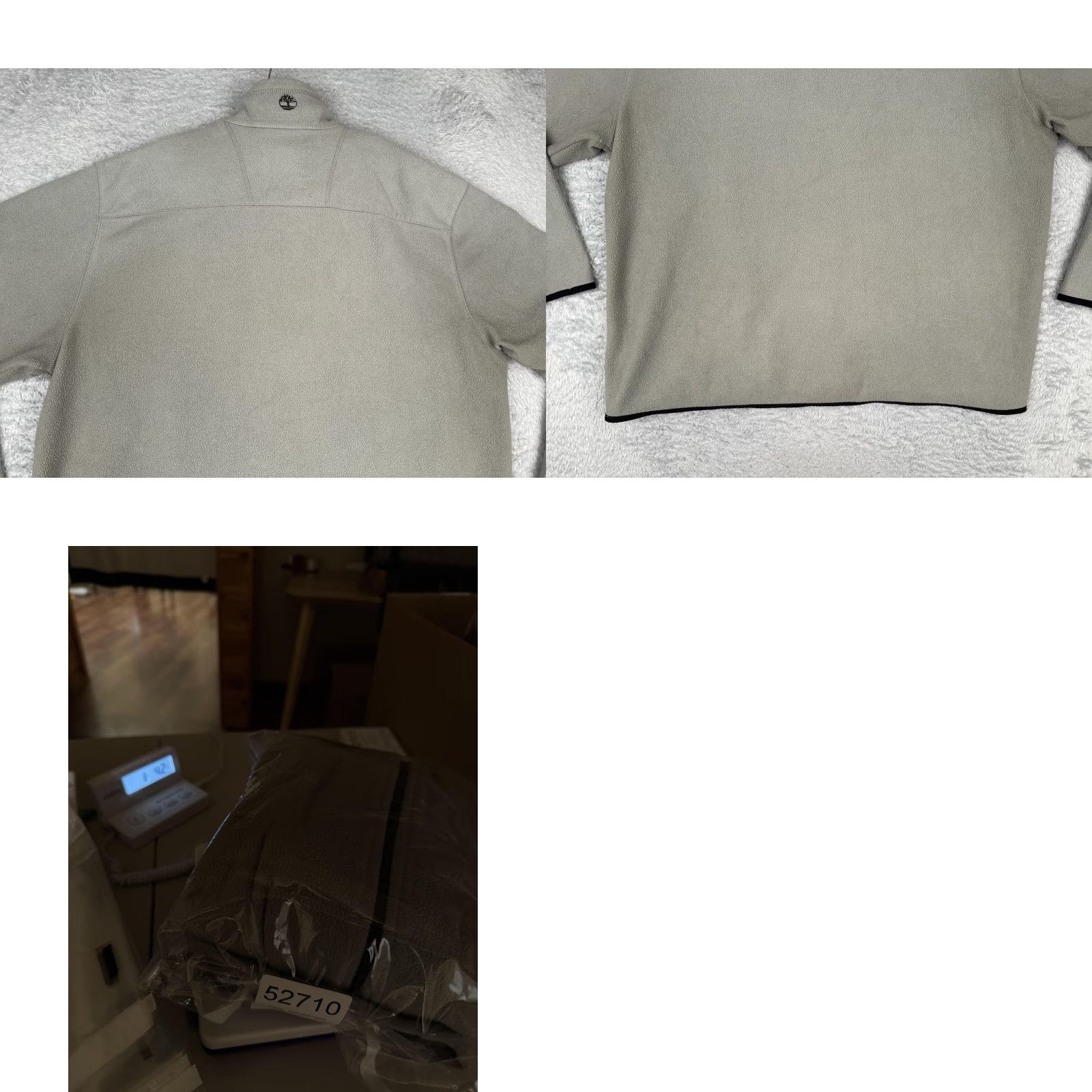 Timberland Timberland Jacket Mens XL Gray Fleece Full Zip Chest Pocket Outdoors Hiking Weatherproof Windbreaker Size US XL / EU 56 / 4 - 10 Thumbnail