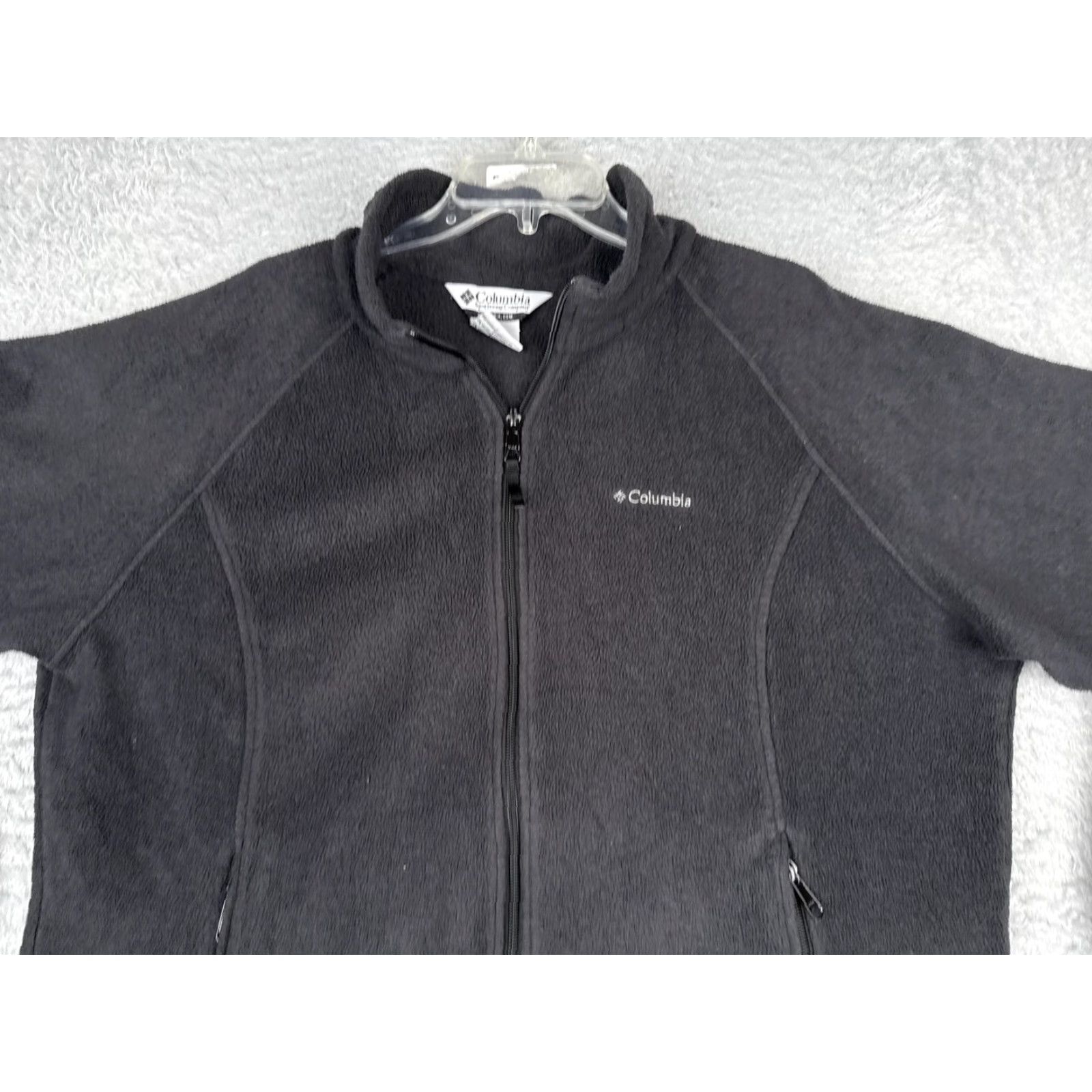 Vintage Columbia Jacket Womens 2X Gray Fleece Full Zip Collared Pockets Outdoor Warm Size XXL / US 16-18 / IT 52-54 - 4 Thumbnail