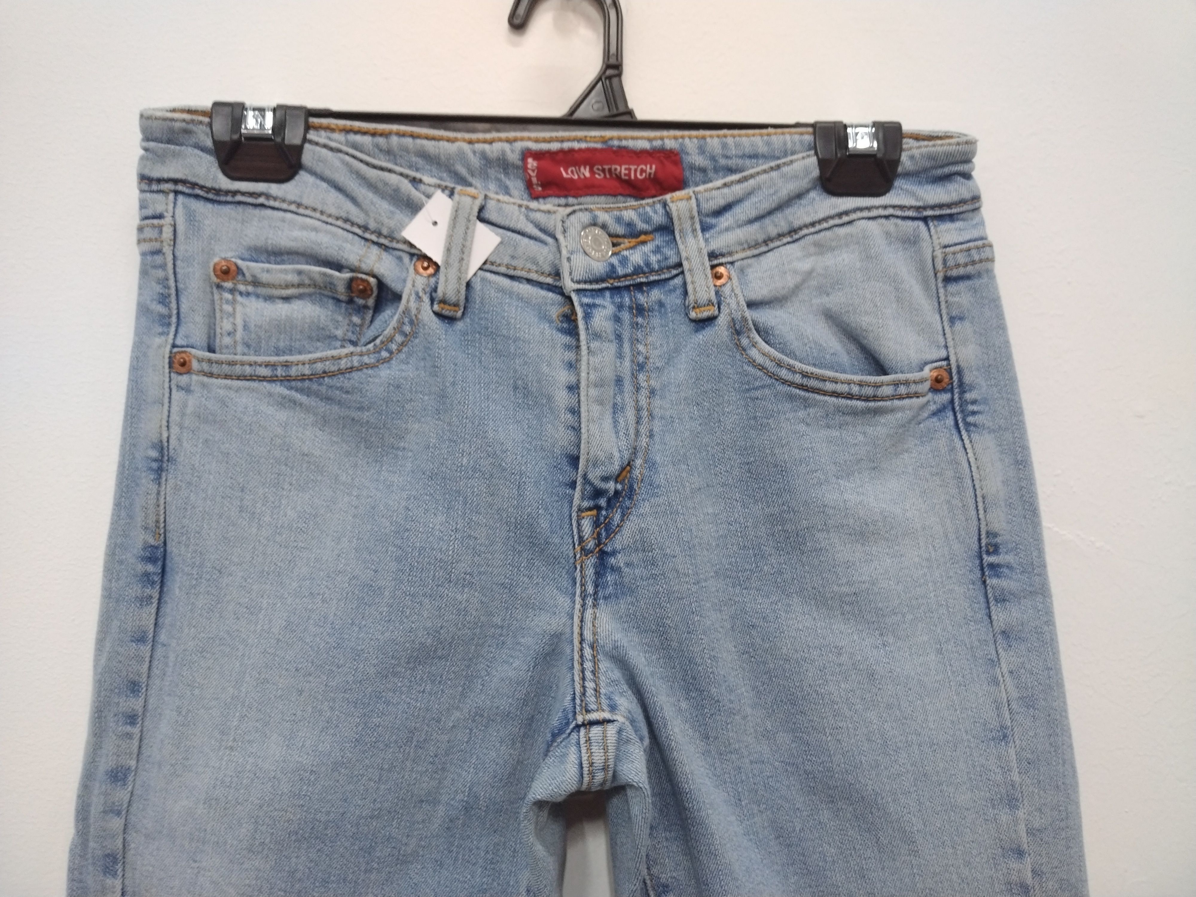 Levi's × Vintage NICE VTG LEVI'S 519 Zipper Low Stretch BOOT CUT Flare DESIGN Size 29" - 4 Thumbnail