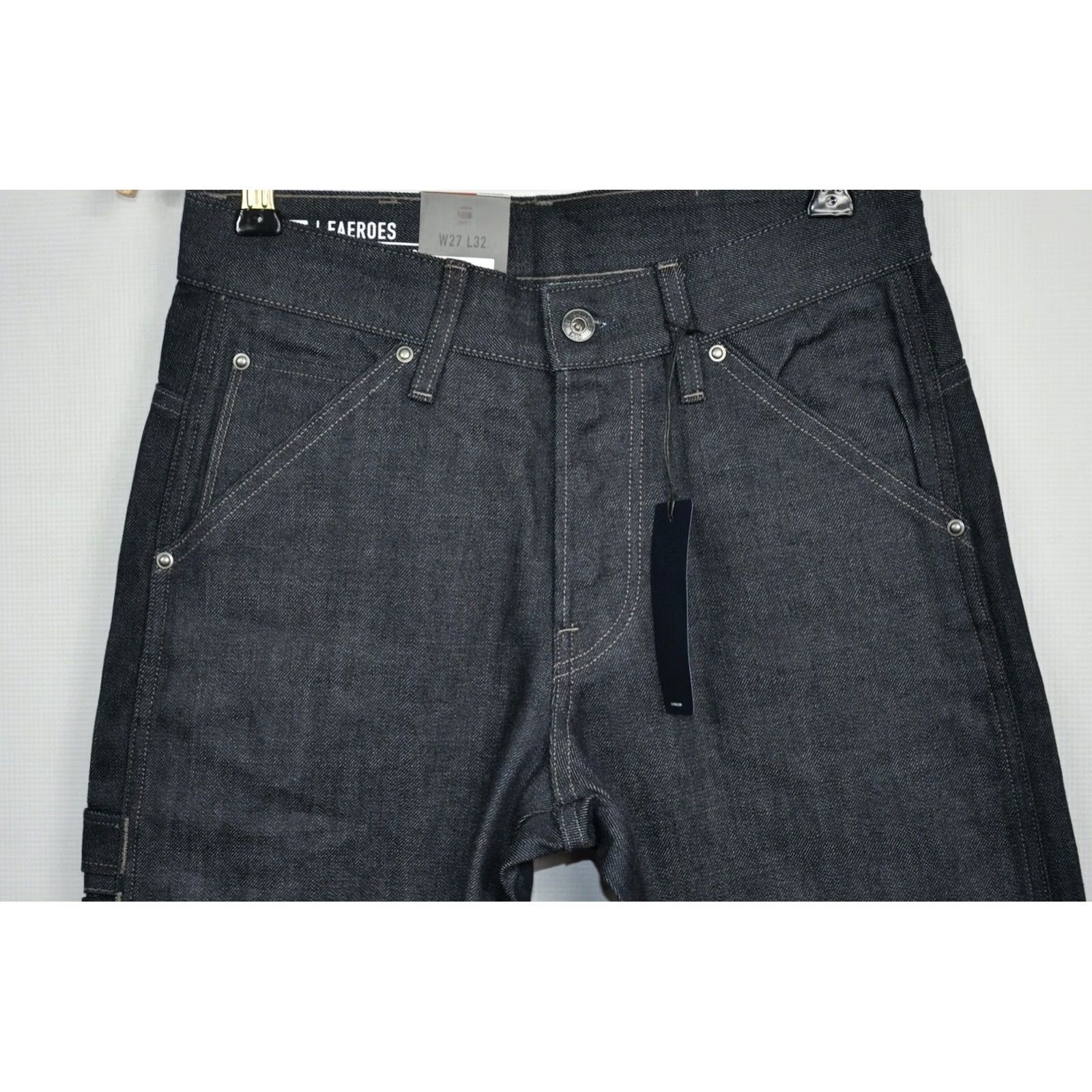 G-Star G-Star Raw Faeroes Classic Straight Tapered Higa Denim Jeans W27/L32 Size US 27 - 2 Thumbnail