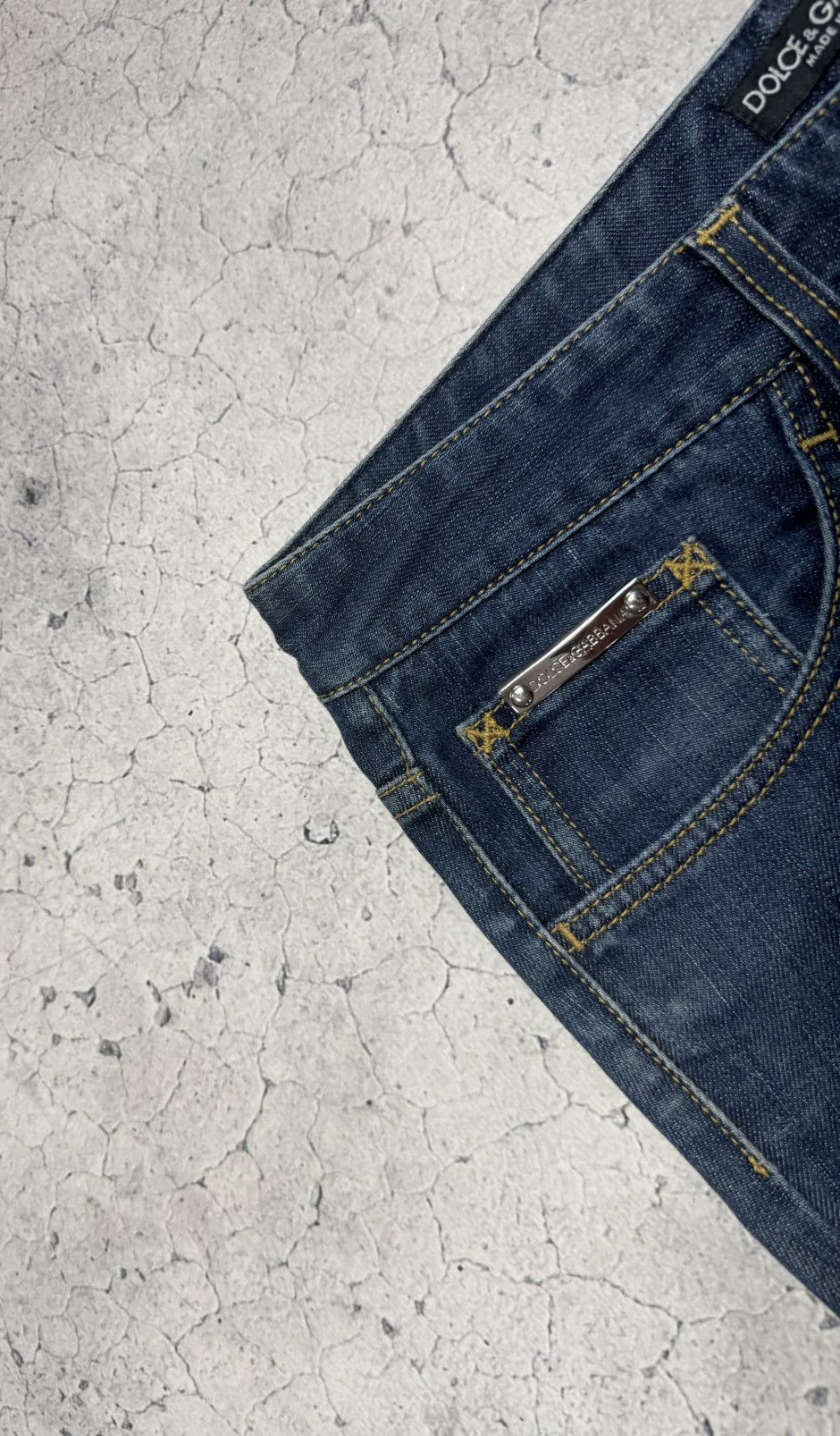 Dolce & Gabbana Dolce Gabbana DG Women’s Vintage Denim Jeans Luxury Size 28" / US 6 / IT 42 - 4 Thumbnail