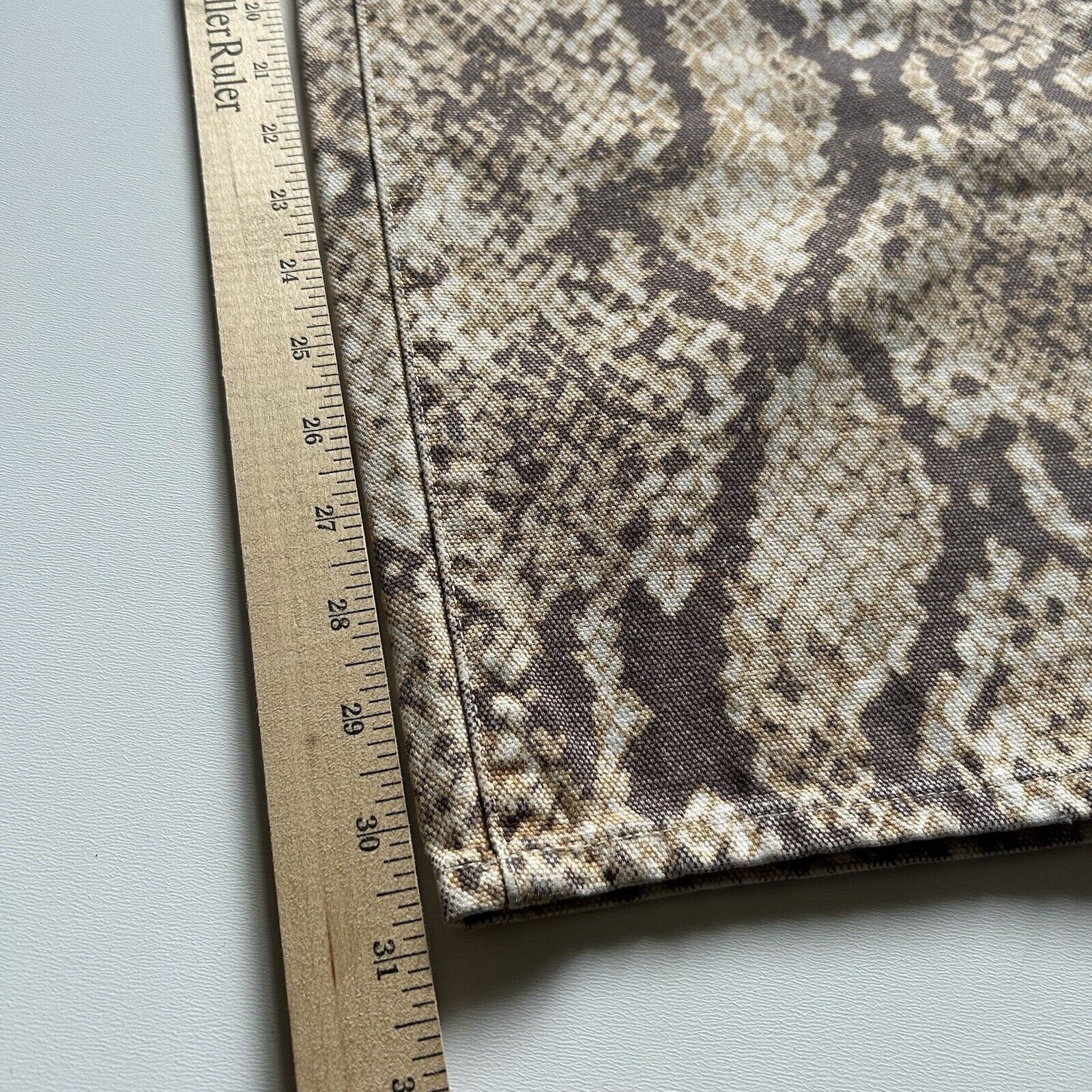 Stussy × Vintage Stussy Washed Canvas Big Ol' Jeans Python Print Size 32 Rare Size US 32 / EU 48 - 9 Thumbnail