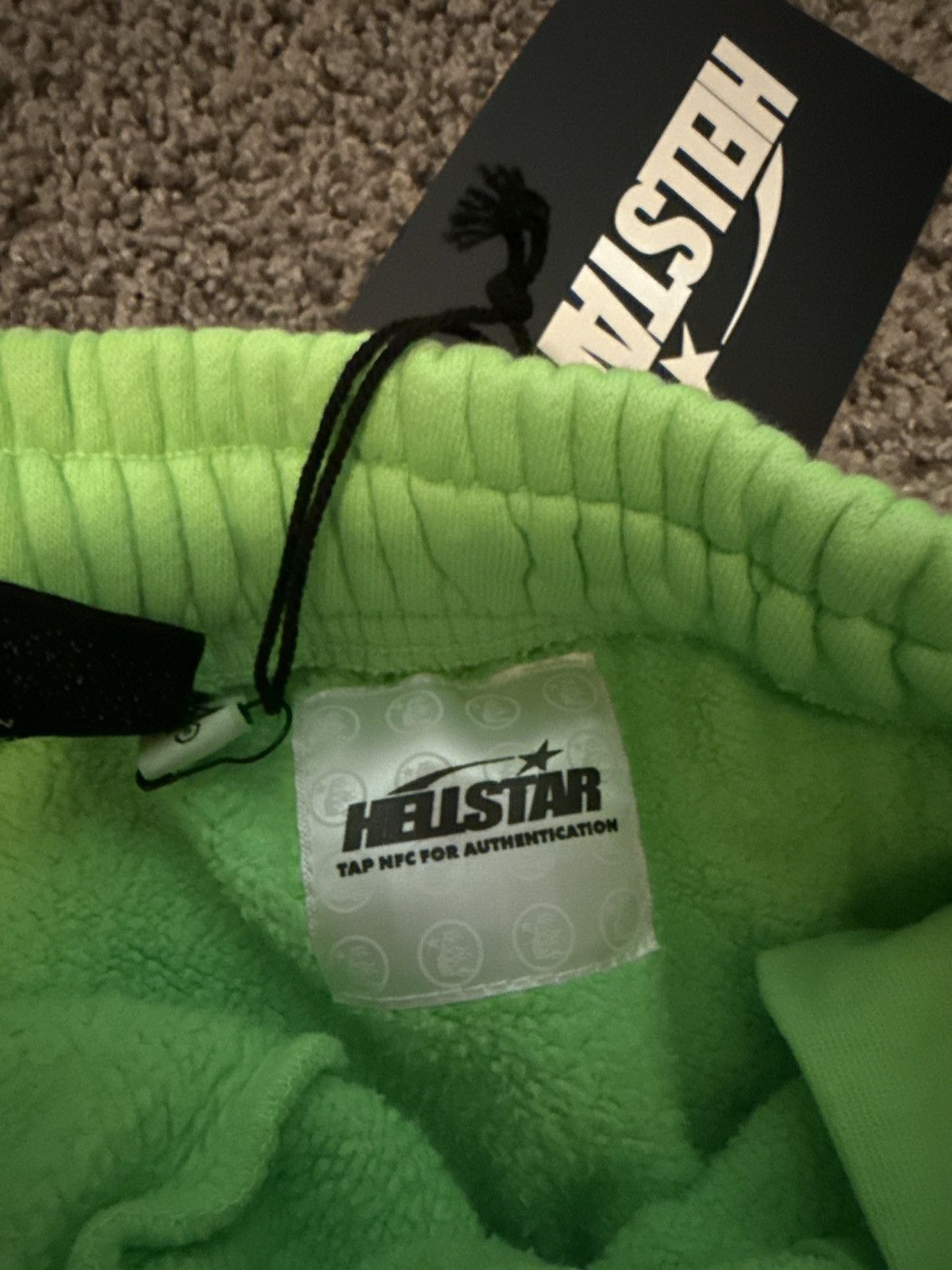HELLSTAR 🔥🔥 Hellstar Neon Green shorts - size Small BNWT🔥🔥 Size US 31 - 3 Thumbnail