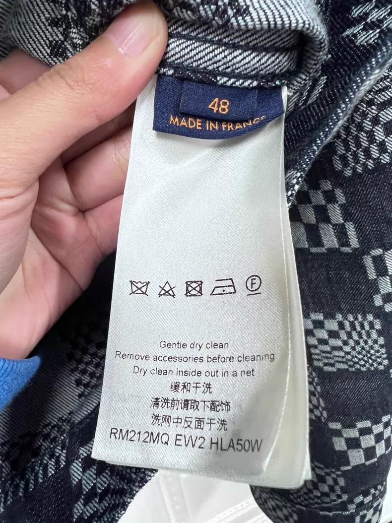 Louis Vuitton Louis Vuitton Checkerboard tag denim jacket Size US M / EU 48-50 / 2 - 4 Thumbnail