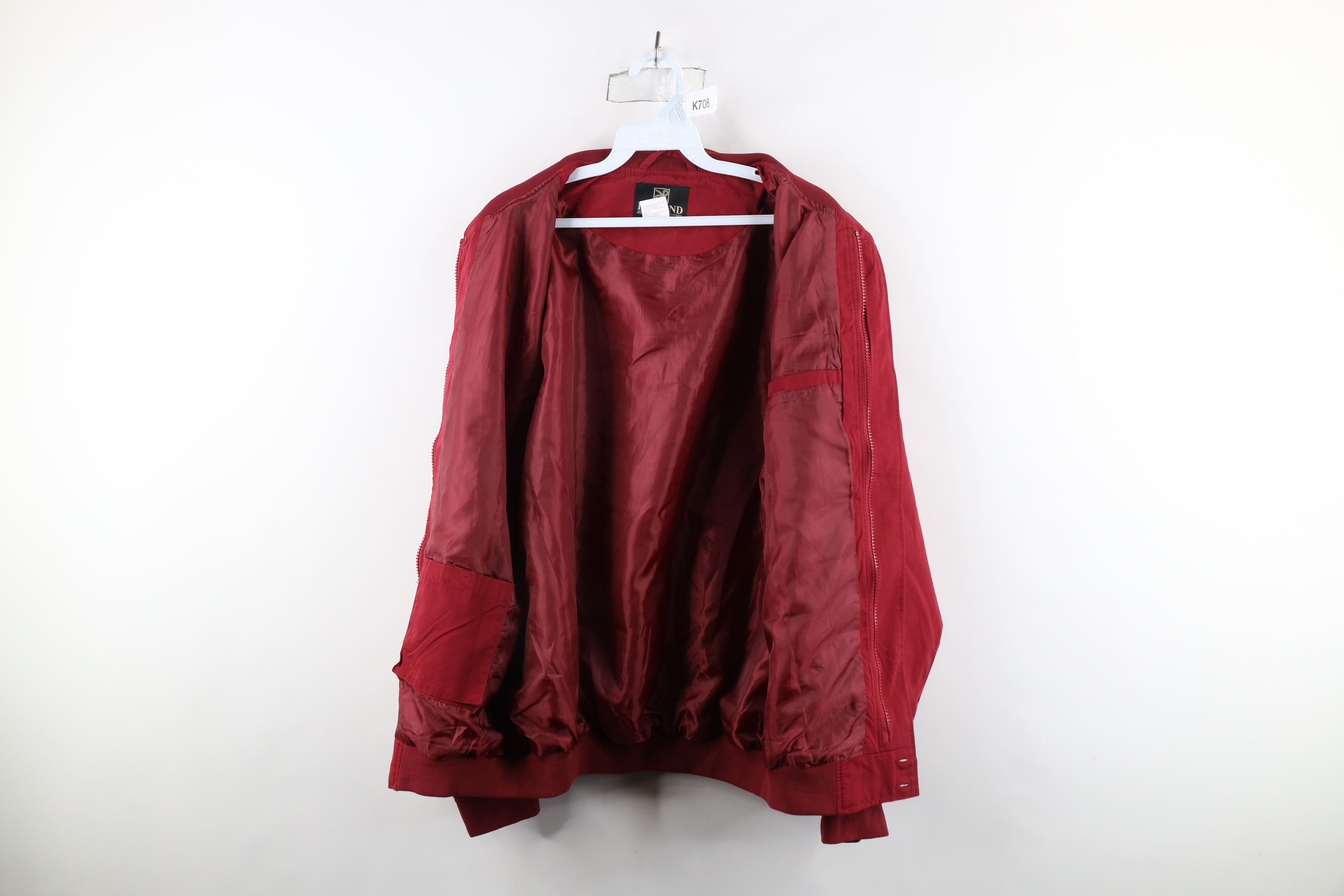 Vintage Vintage 90s Streetwear Faded Cafe Racer Bomber Jacket Red Size US M / EU 48-50 / 2 - 7 Thumbnail