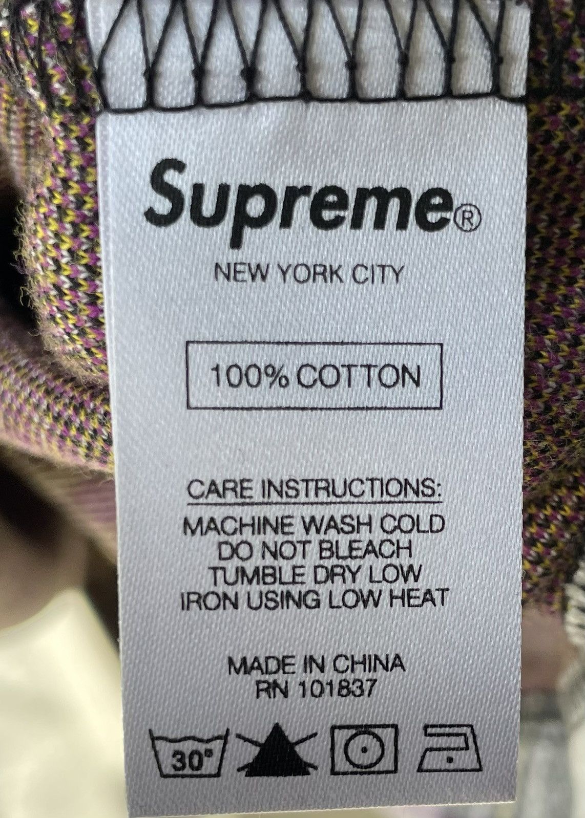 Supreme Supreme Jacquard Tartan Plaid Pocket Tee Size US M / EU 48-50 / 2 - 5 Thumbnail