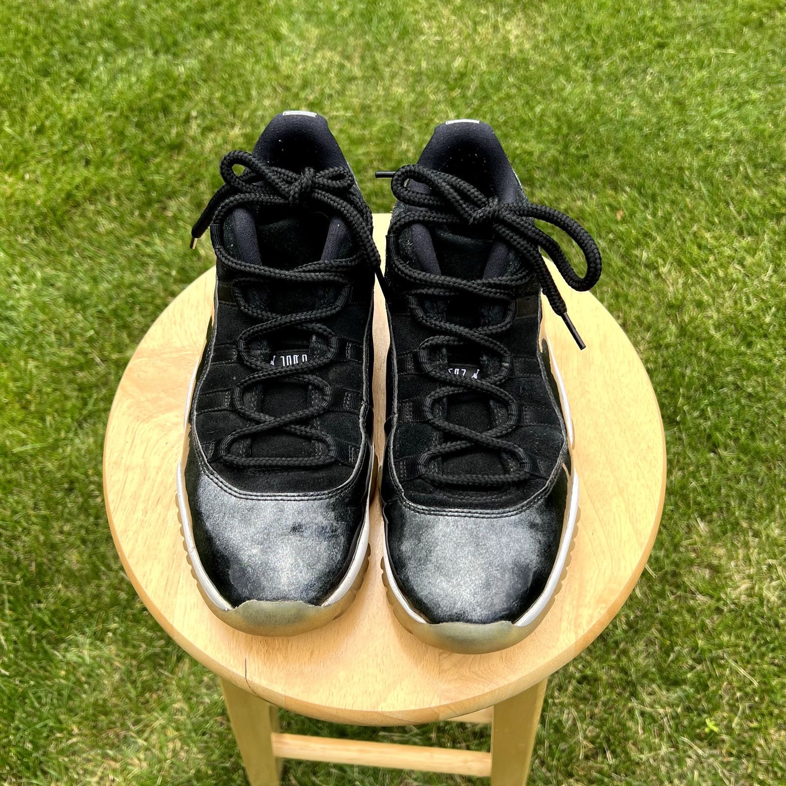 Jordan Brand × Nike Nike Air Jordan 11 Retro Low Barons Men's Shoes - Size 8 Size US 8 / EU 41 - 5 Thumbnail