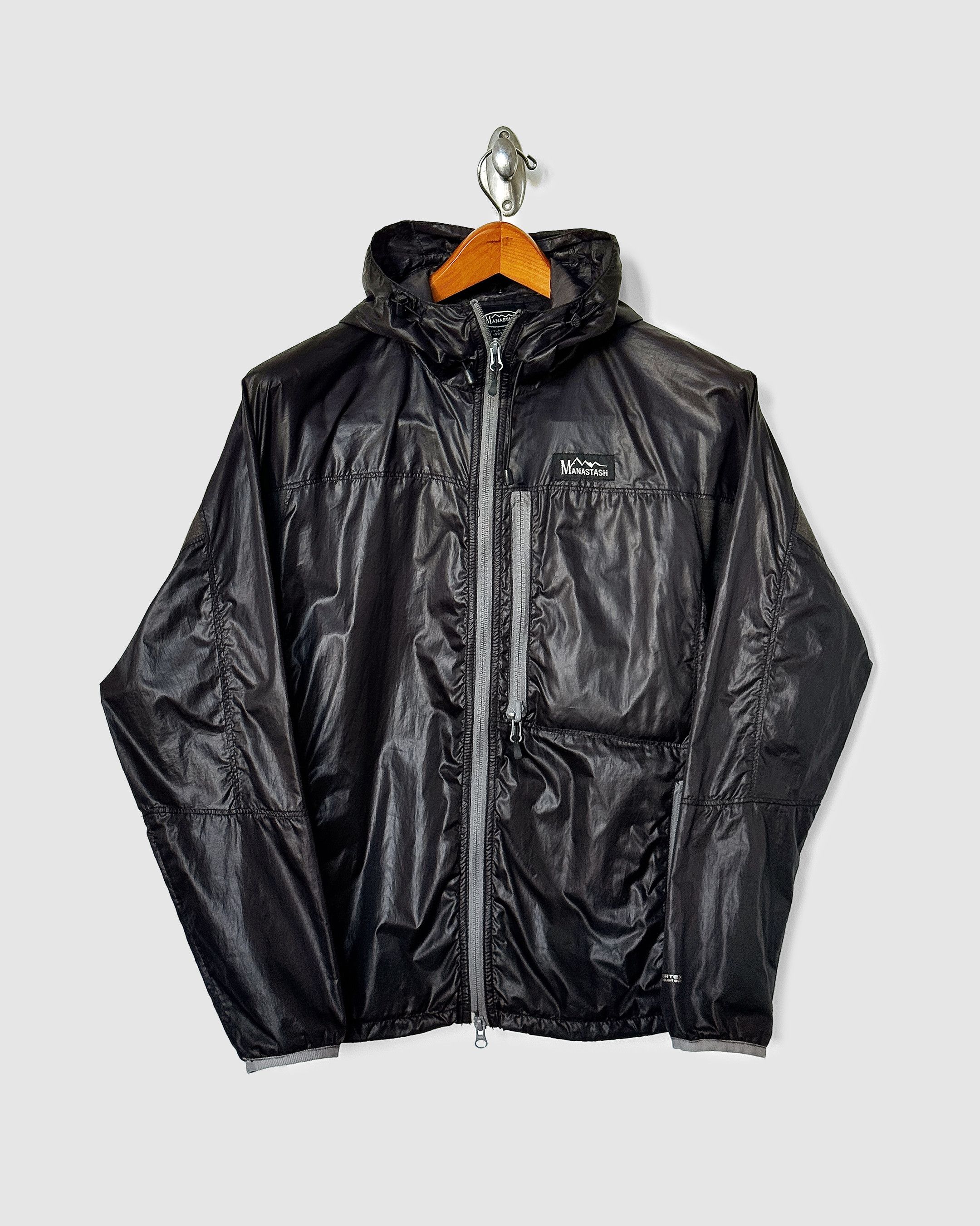 Image of Manastash Packable Shell Jacket in Black, Men's (Size Small)