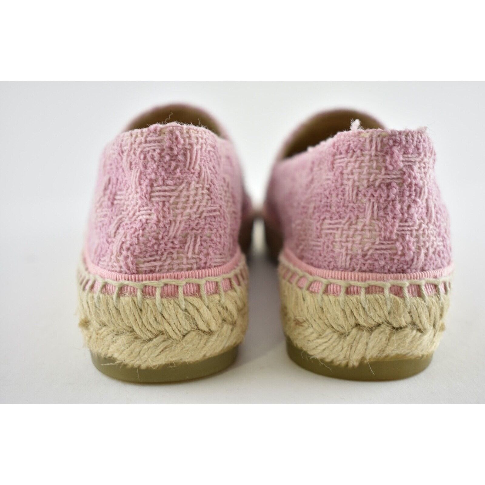 Chanel 19B Tweed C Logo Classic Double Sole Espadrille Flat 35 Size US 5 / IT 35 - 11 Thumbnail