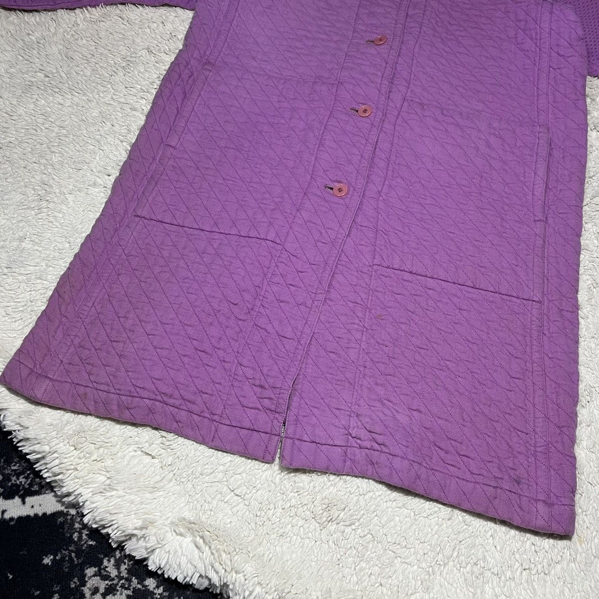 Issey Miyake a2 Vintage Issey Miyake Quilted Coat Purple Size US M / EU 48-50 / 2 - 5 Thumbnail