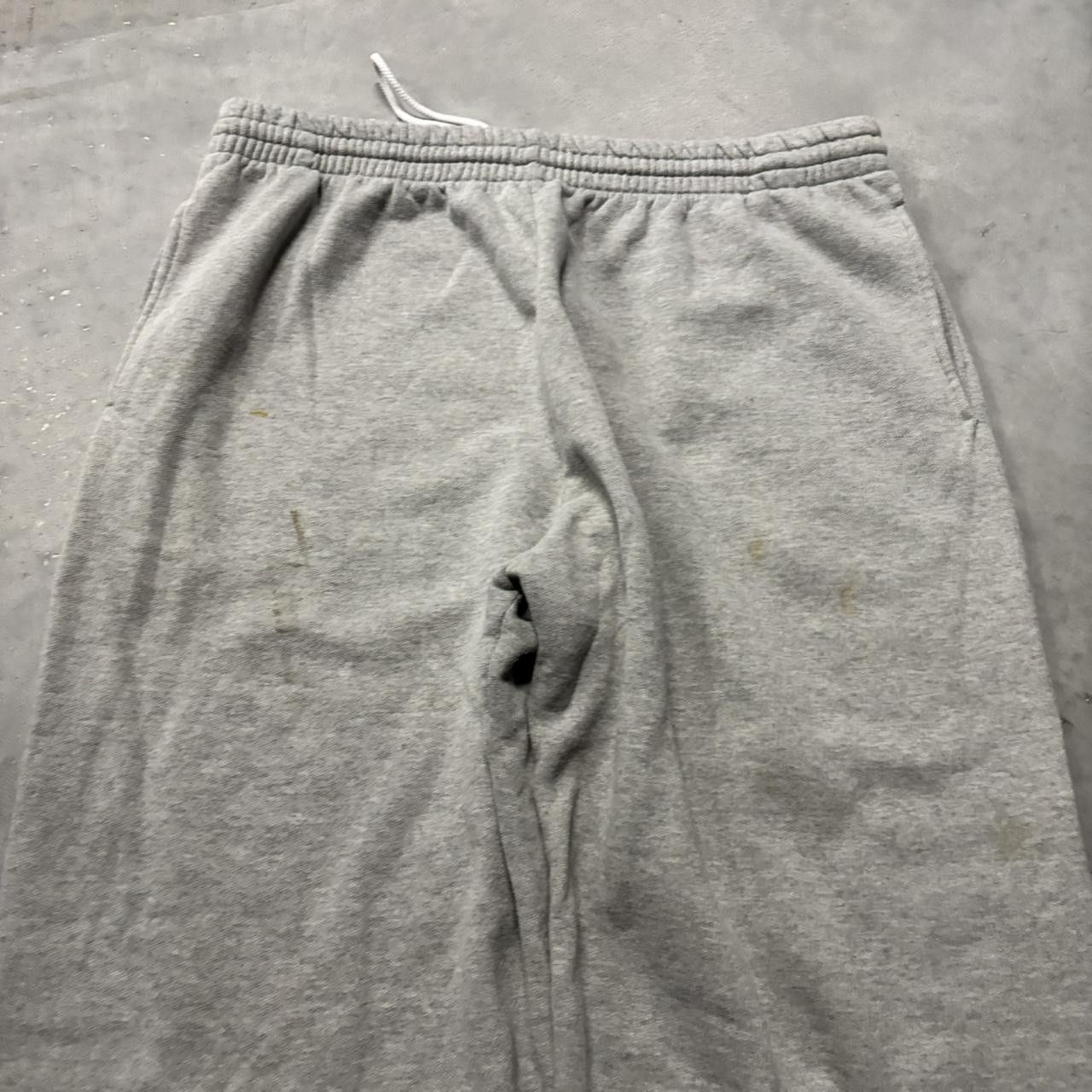 Japanese Brand × Vintage Crazy Vintage Y2K/2000s Baggy Light Grey Skater Essential Sweatpants! Size US 34 / EU 50 - 4 Thumbnail