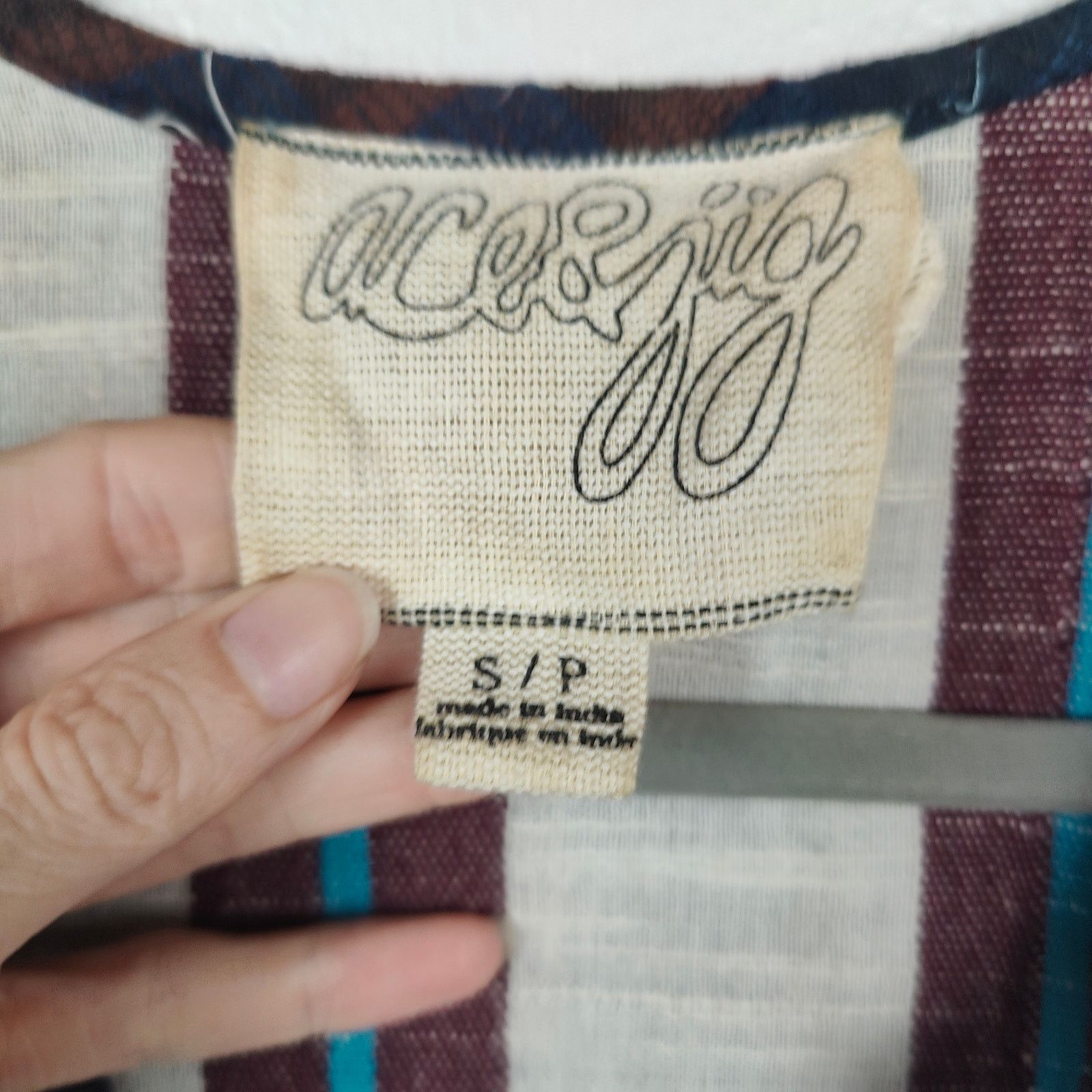 Other Ace & Jig Open Cardigan Sweater Womens Small Blue Brown Size S / US 4 / IT 40 - 7 Thumbnail