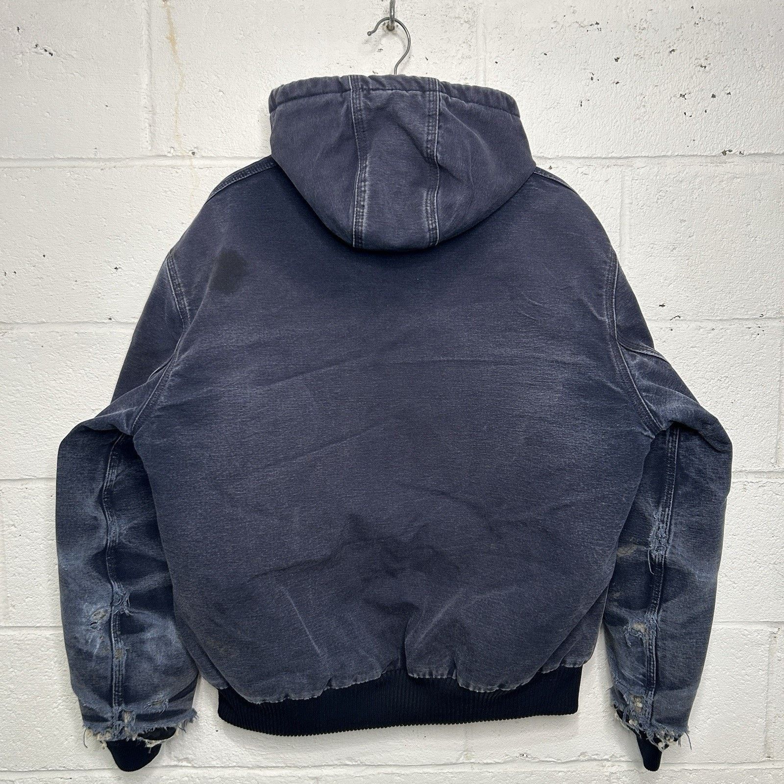Carhartt Vintage Carhartt Hooded Active Jacket “Dark Navy” J140 DNY Size US XL / EU 56 / 4 - 2 Thumbnail