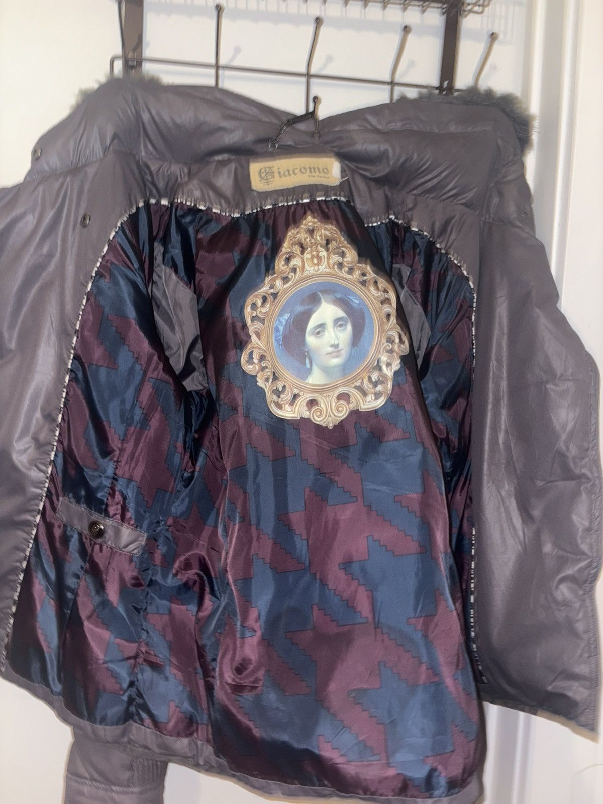 Other GIACOMO WOMANS JACKET FUR GREY Size S / US 4 / IT 40 - 3 Thumbnail