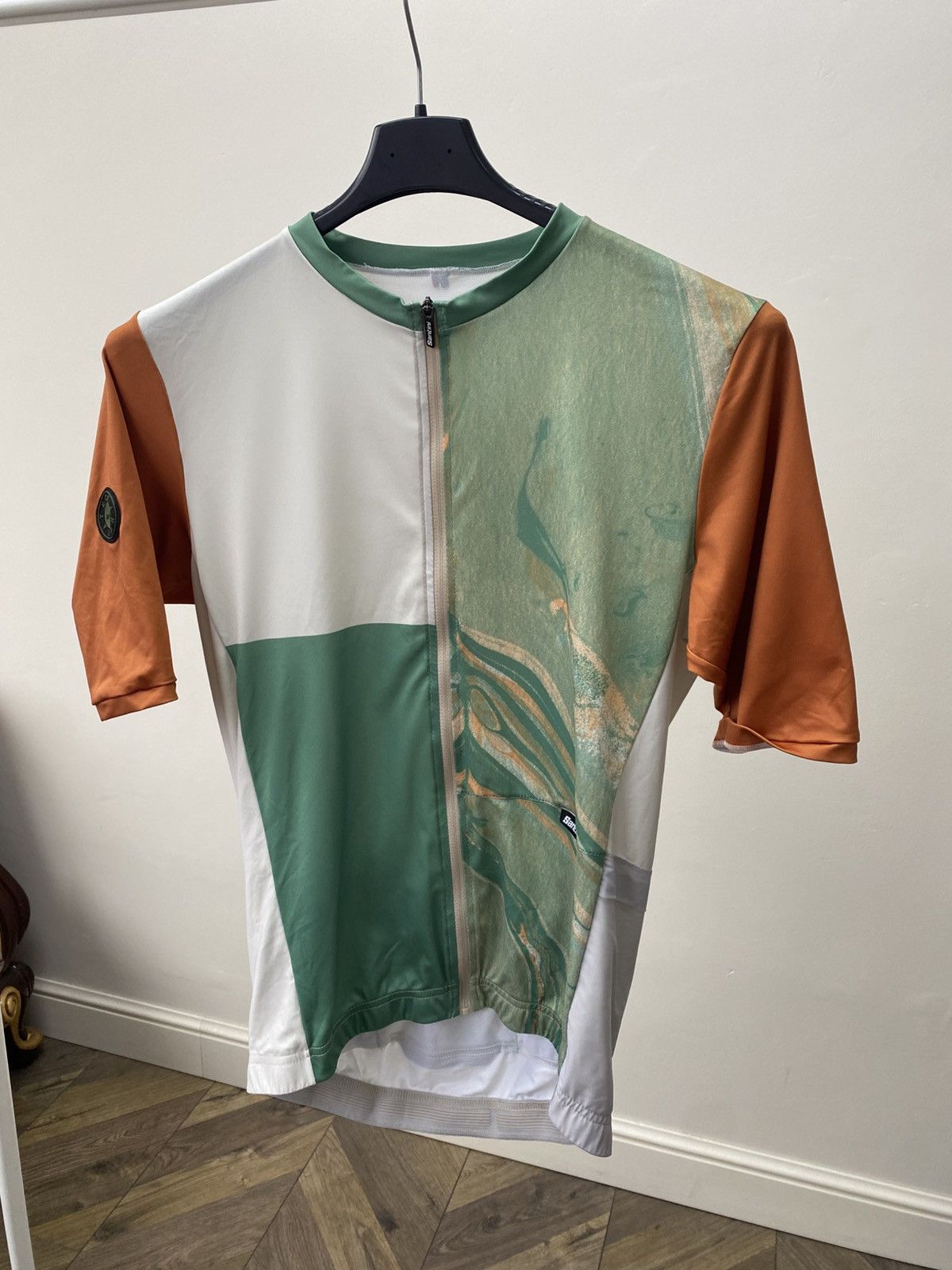 Other Vintage Santini Cycling Jersey Size US L / EU 52-54 / 3 - 3 Thumbnail