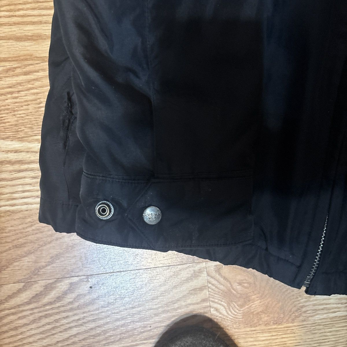 Guess All black guess work jacket windbreaker Size US L / EU 52-54 / 3 - 2 Thumbnail