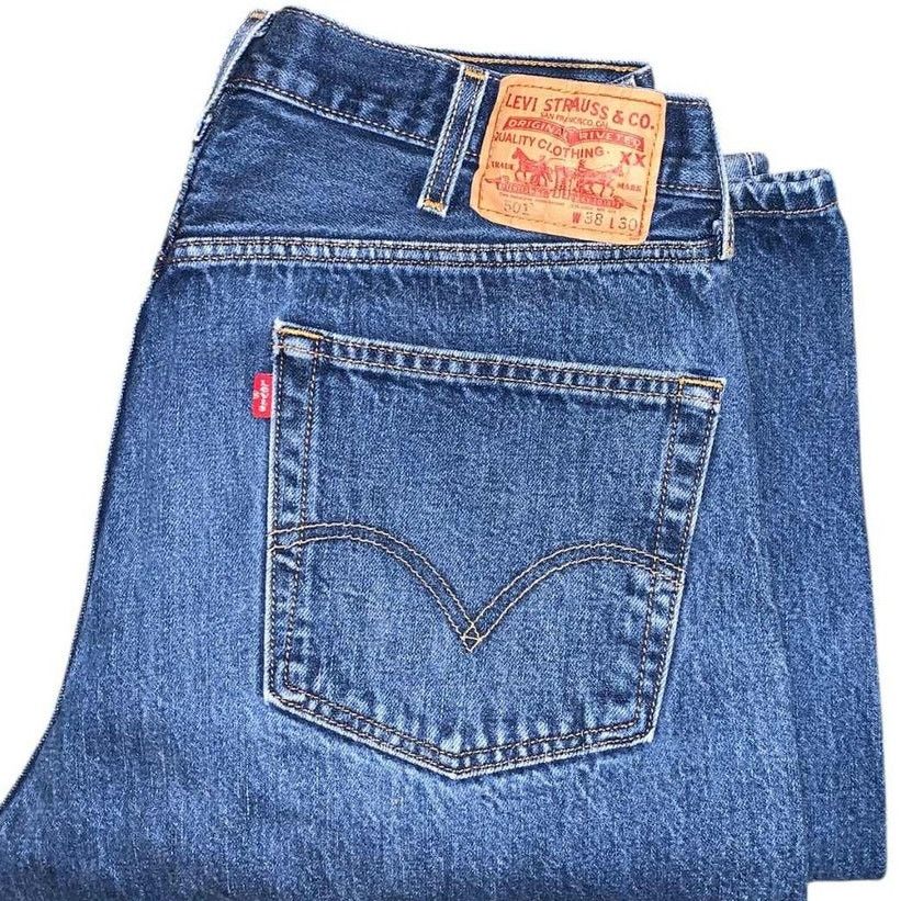 Levi's Vintage Levi's 501 Denim Jean Regular Fit Straight Leg 38x30 Size US 38 / EU 54 - 6 Thumbnail